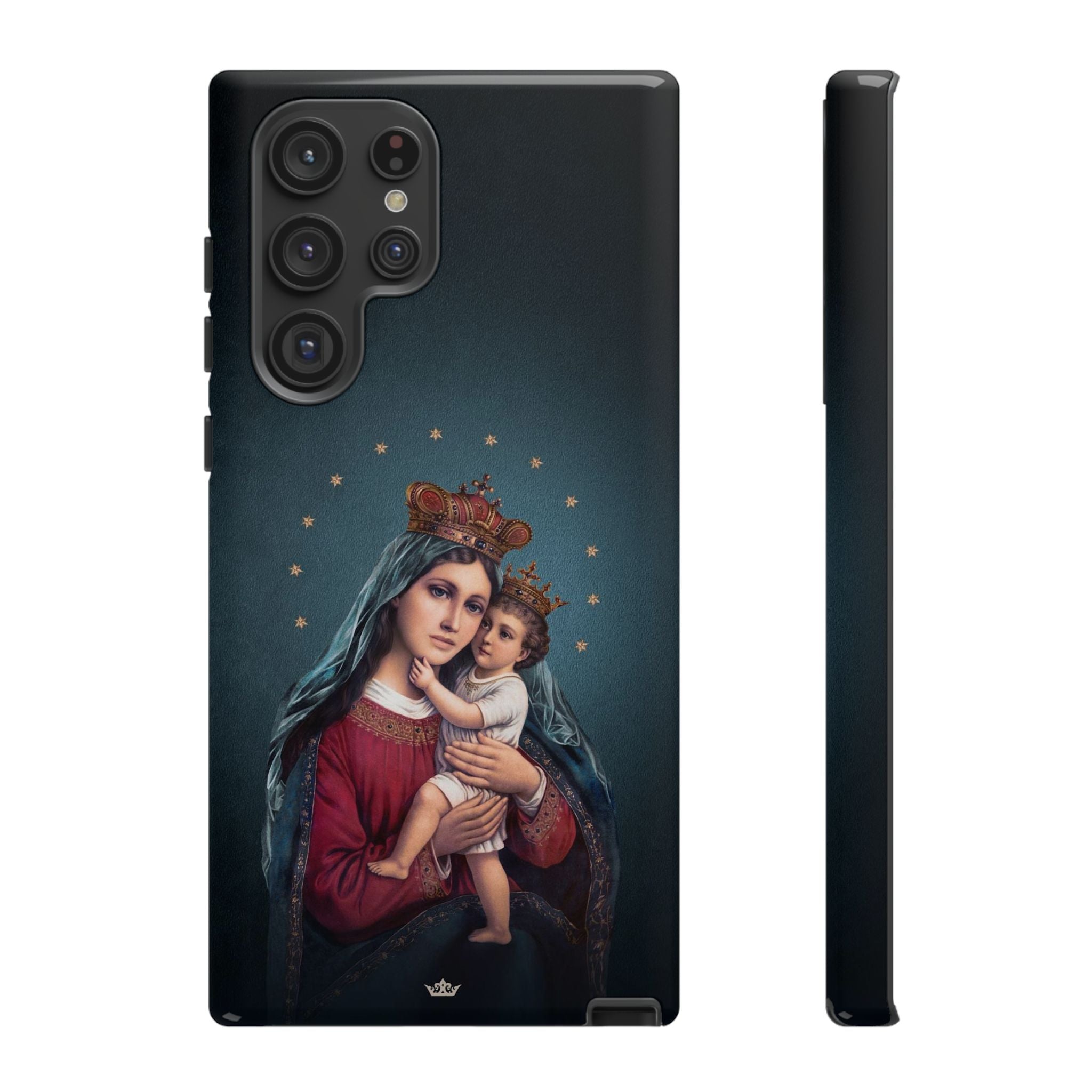 Divine King and Queen Hard Phone Case (Midnight Blue) - VENXARA®