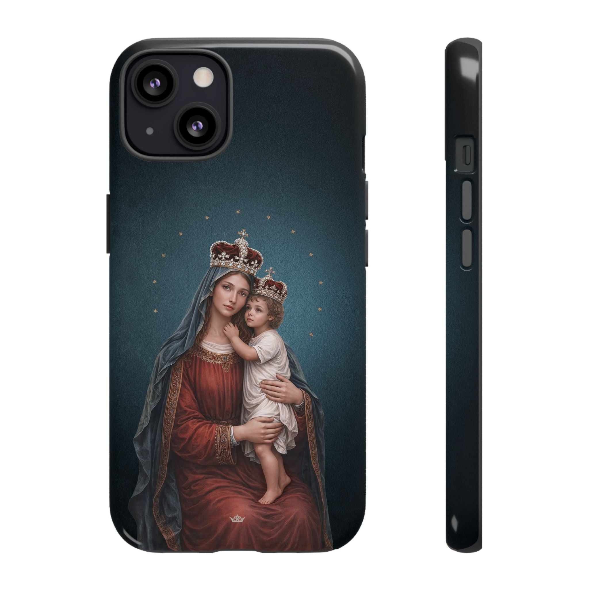 Divine King and Queen Hard Phone Case (Midnight Blue) - Venxara
