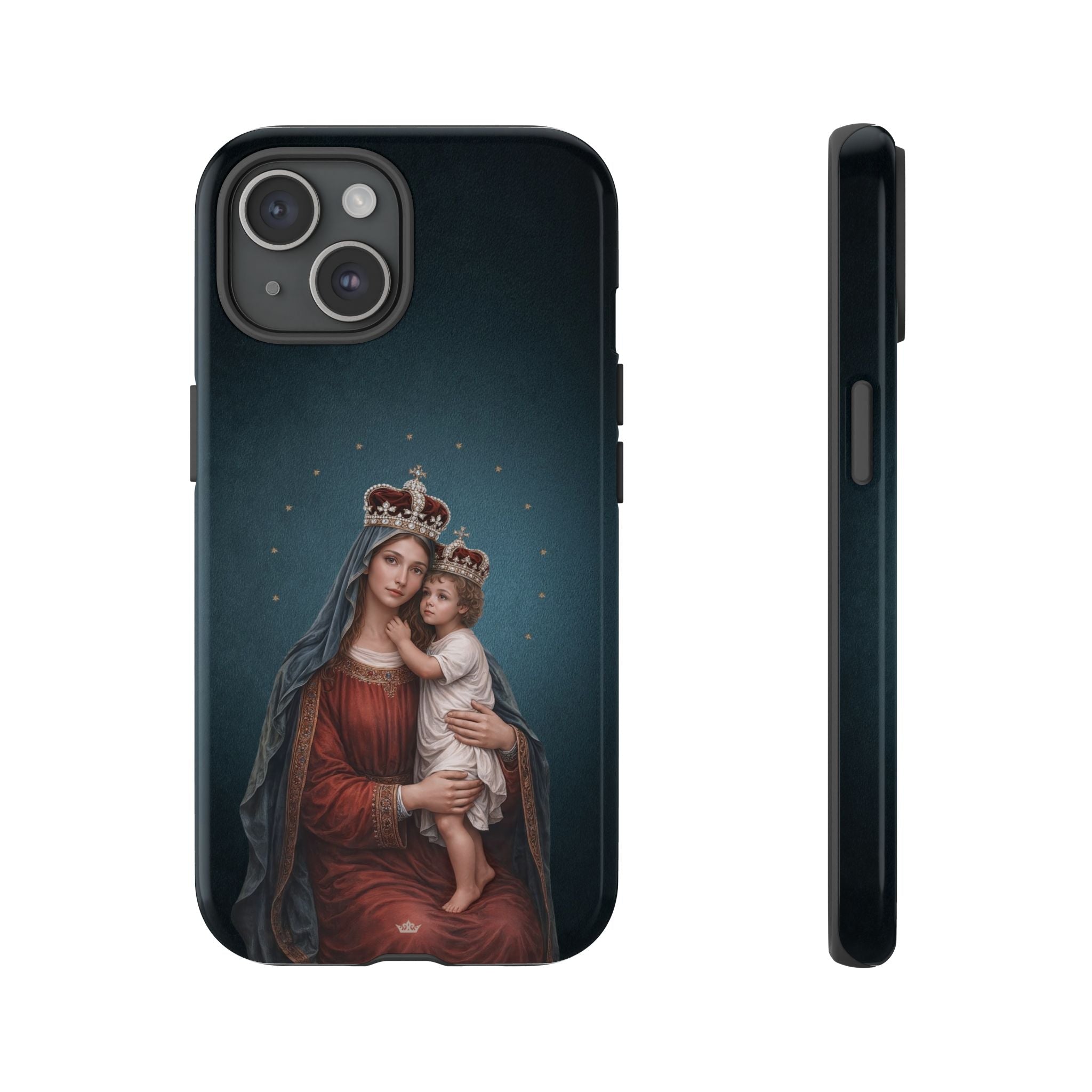 Divine King and Queen Hard Phone Case (Midnight Blue) - Venxara