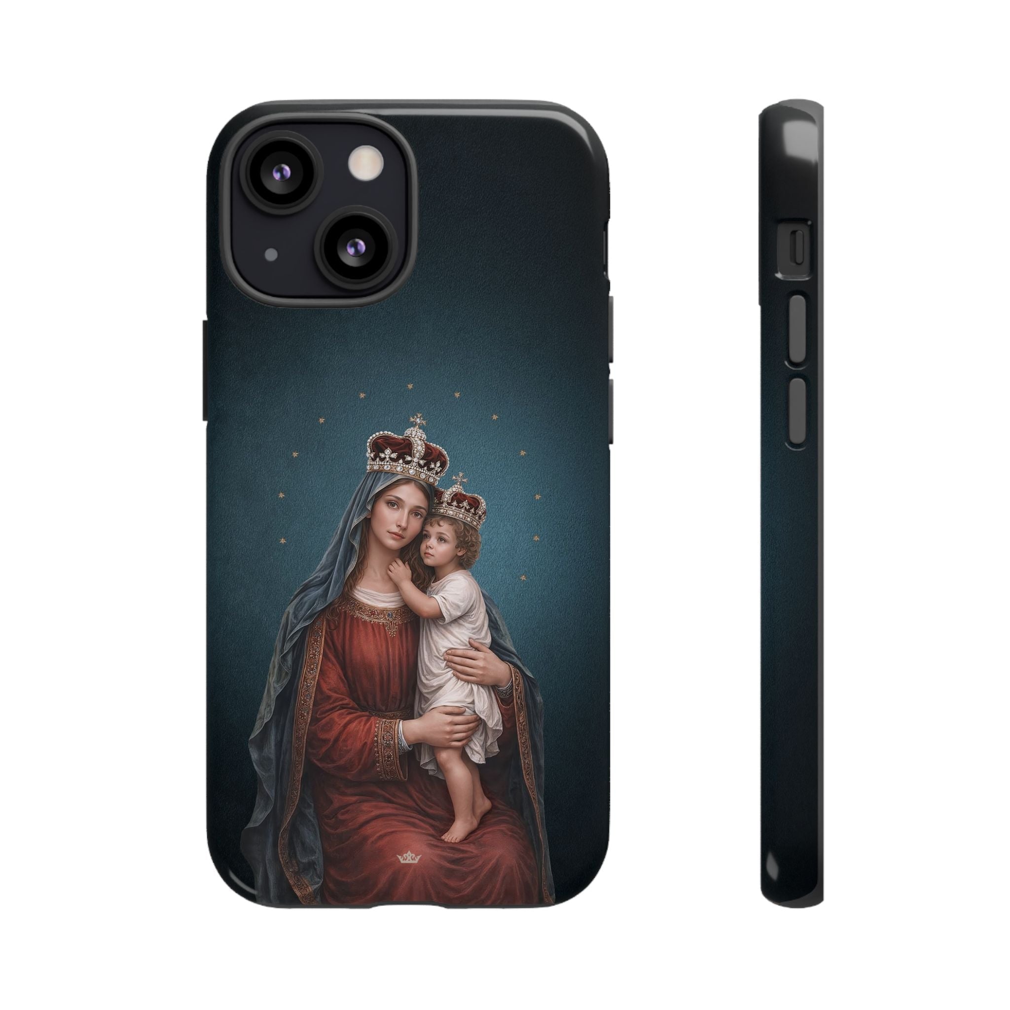 Divine King and Queen Hard Phone Case (Midnight Blue) - Venxara