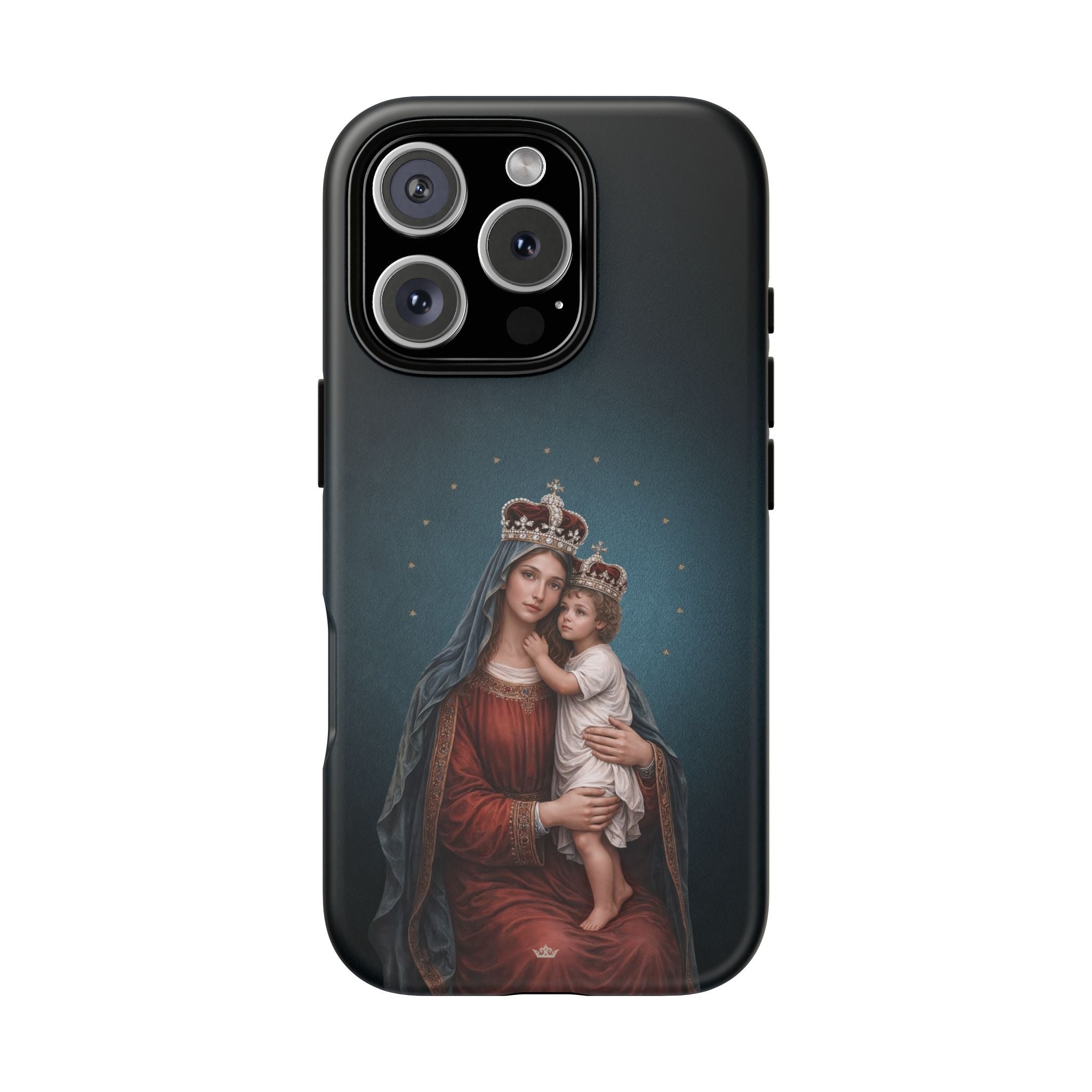 Divine King and Queen Hard Phone Case (Midnight Blue) - Venxara