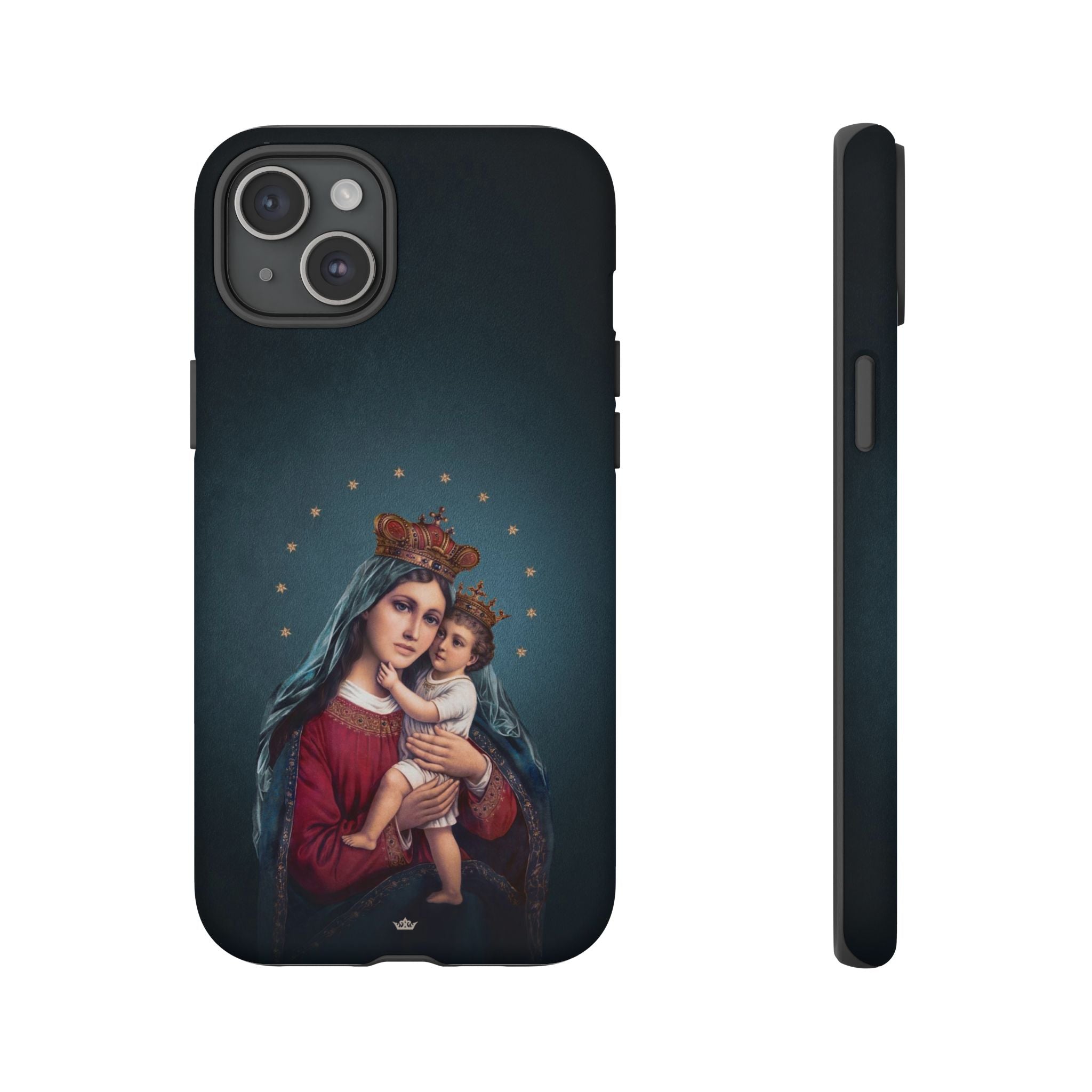 Divine King and Queen Hard Phone Case (Midnight Blue) - VENXARA®