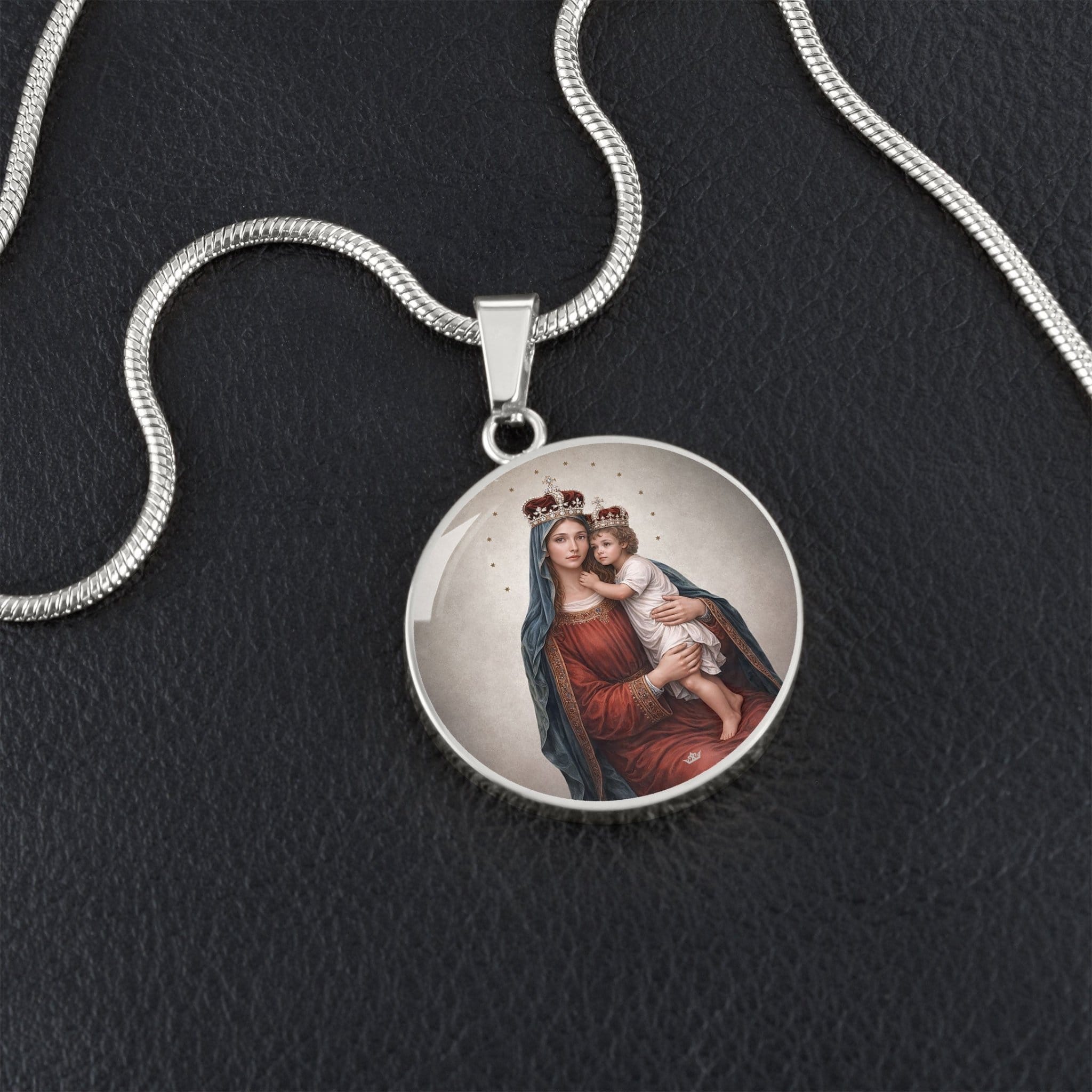 Divine King and Queen Pendant Necklace Copyright VENXARA