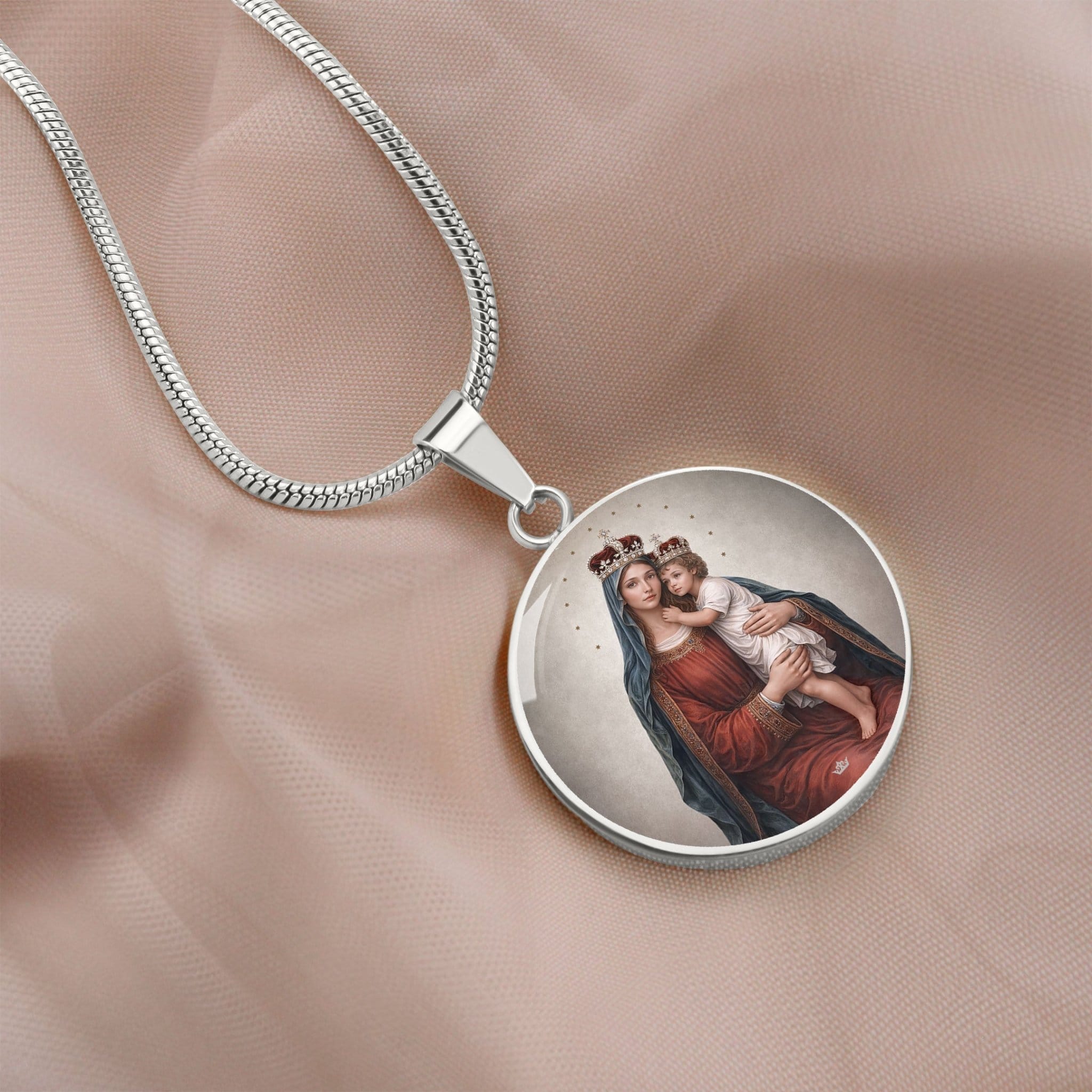 Divine King and Queen Pendant Necklace Copyright VENXARA