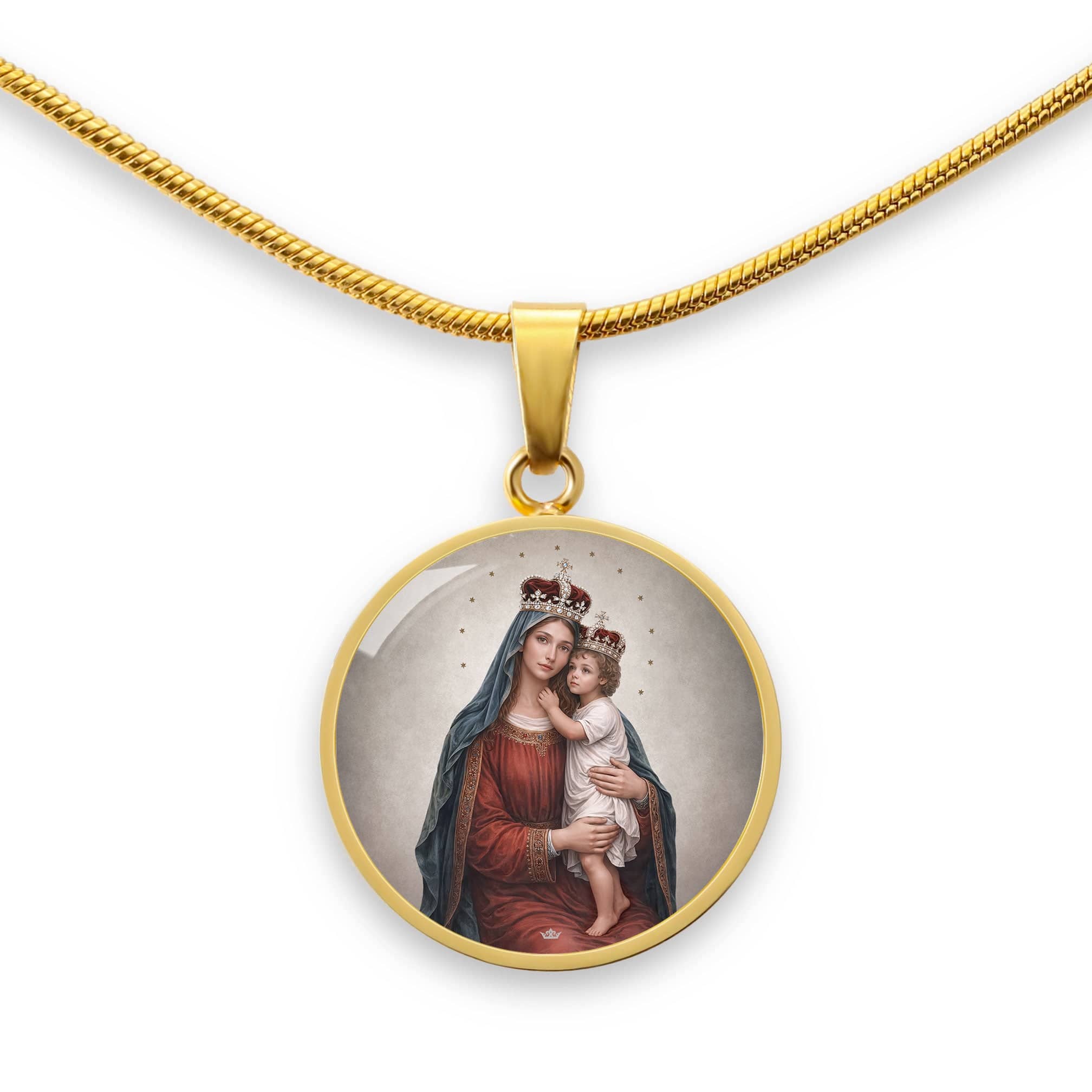 Divine King and Queen Pendant Necklace Copyright VENXARA