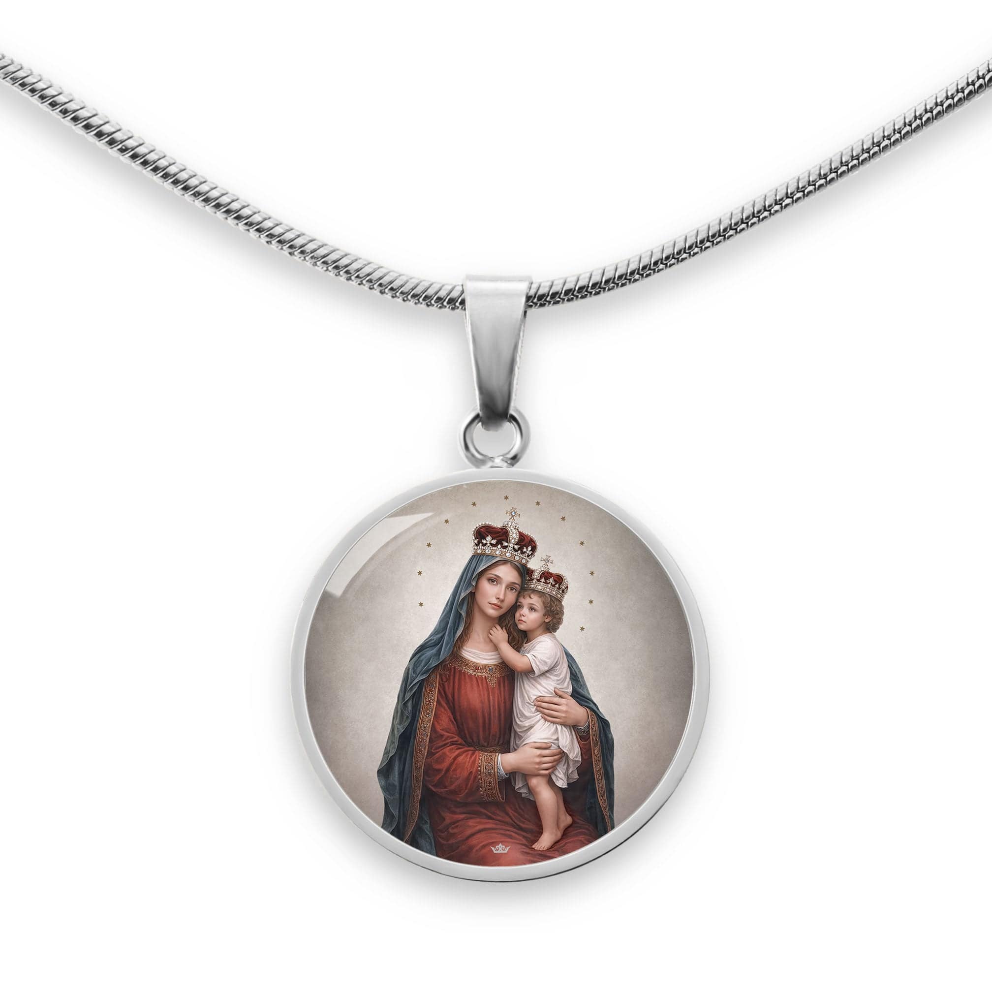 Divine King and Queen Pendant Necklace Copyright VENXARA
