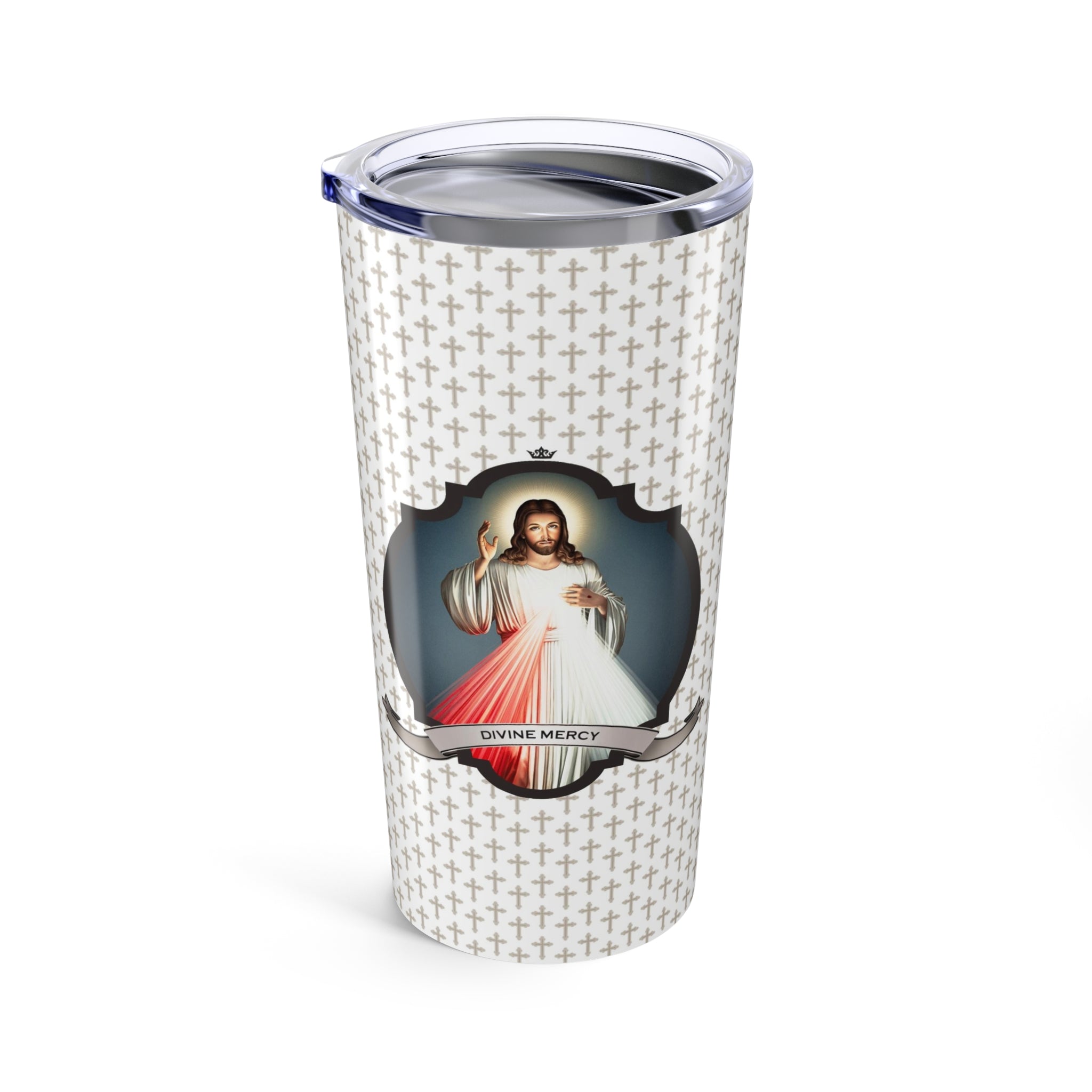 Divine Mercy Tumbler (Crosses 20 oz) - VENXARA®
