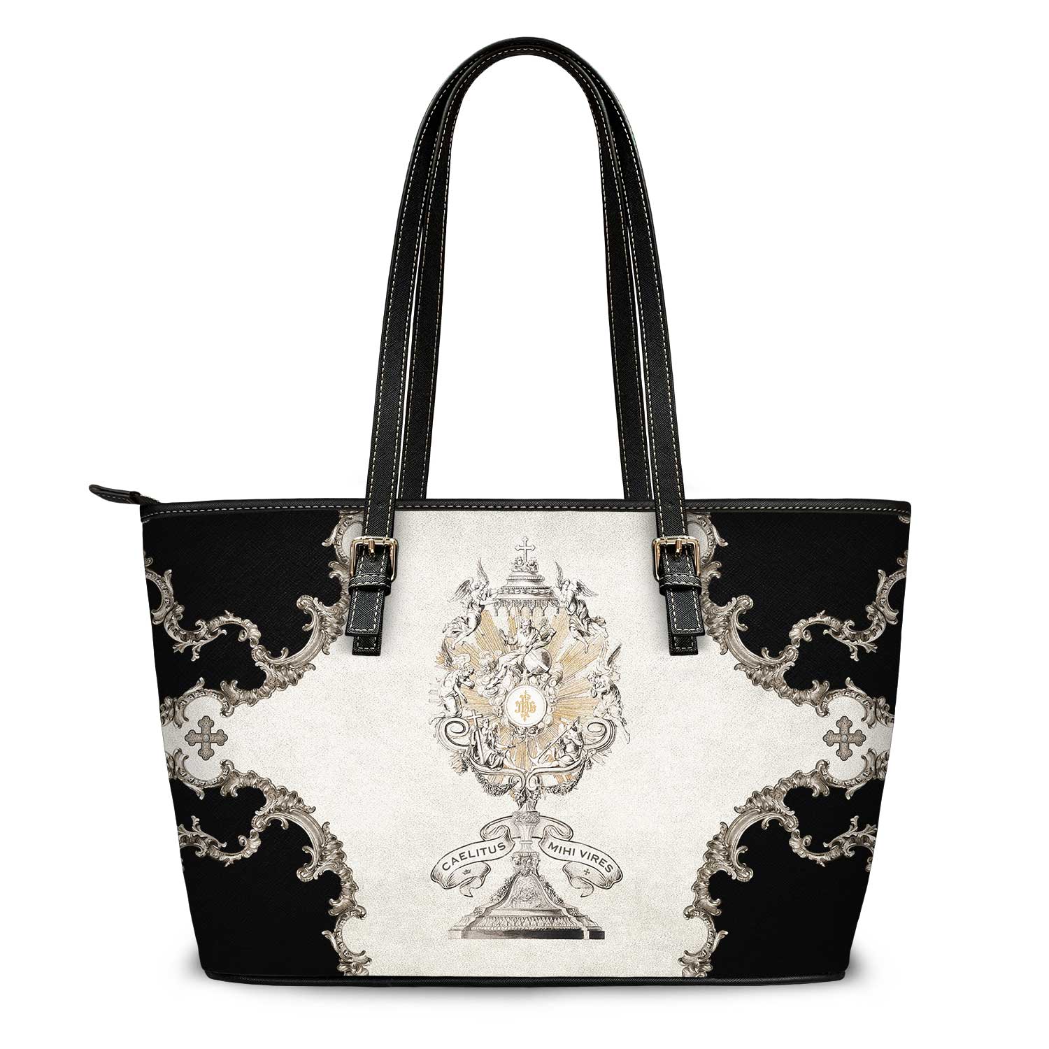 Divine Strength Tote Bag (Beige Baroque) - VENXARA®