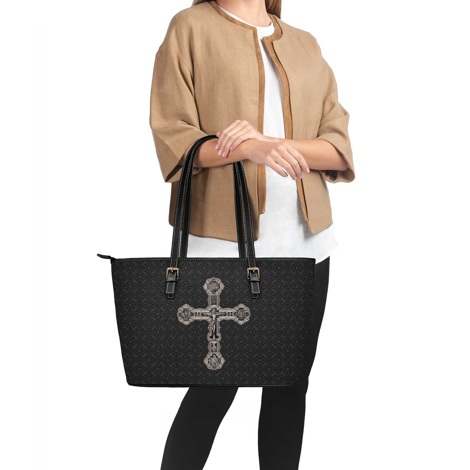 Divinity Tote Bag (Black) - VENXARA®