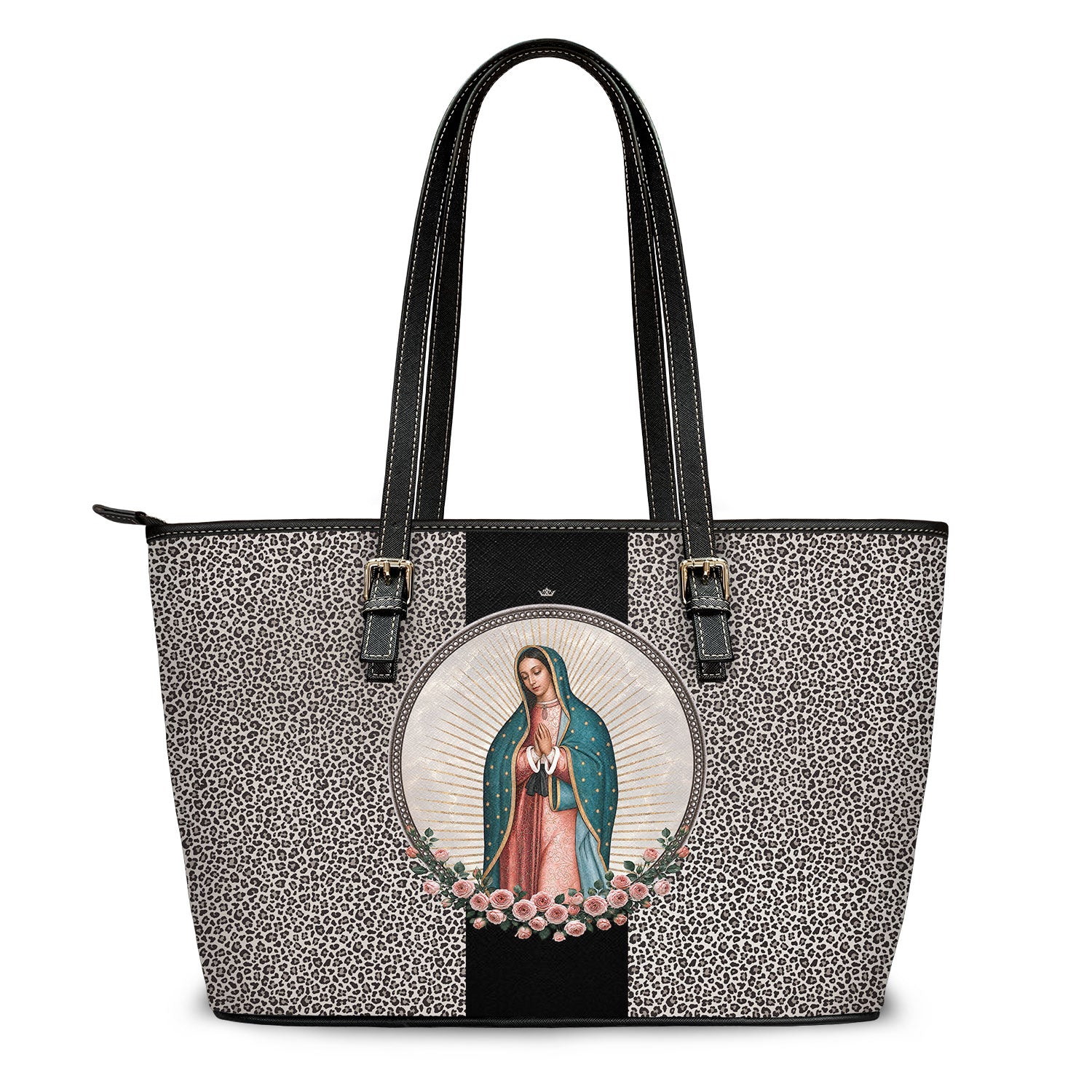 Our Lady of Guadalupe Tote Bag (Leopard)