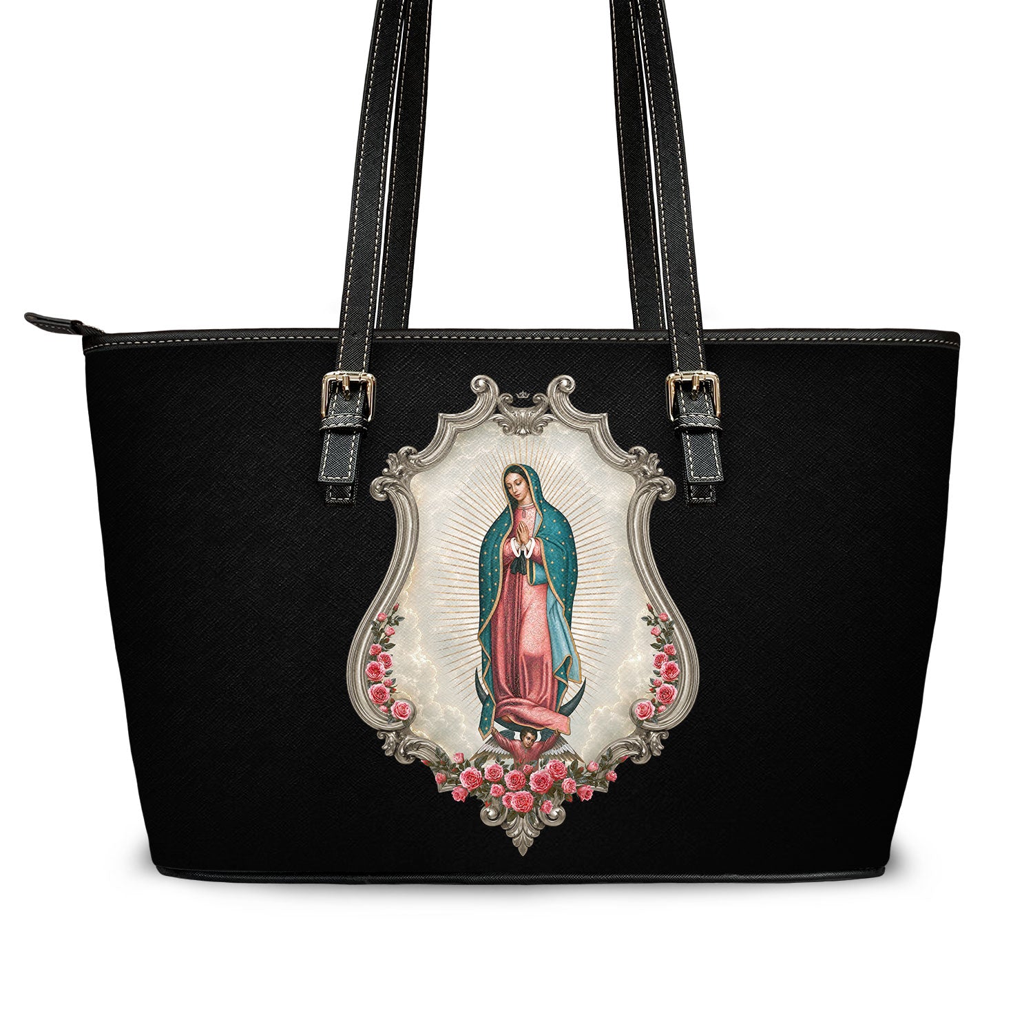 Our Lady of Guadalupe Tote Bag (Black)