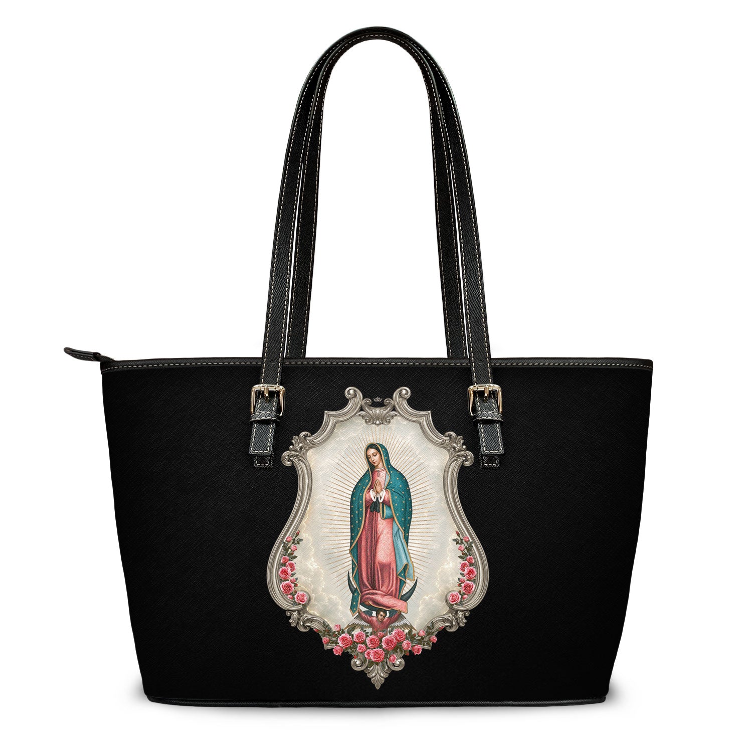 Our Lady of Guadalupe Tote Bag (Black)
