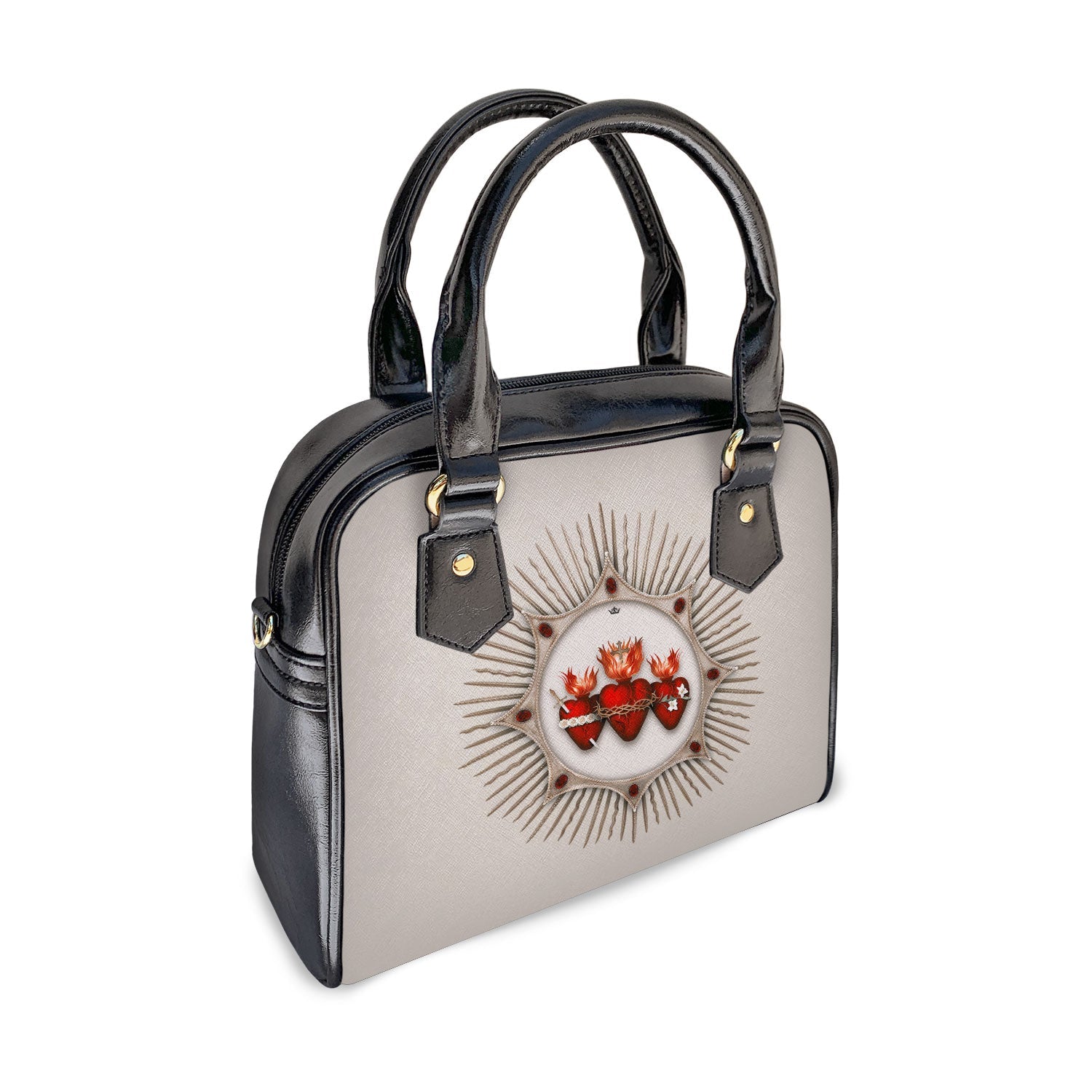 Holy Family Hearts Handbag (Radiant Diadem) - Venxara