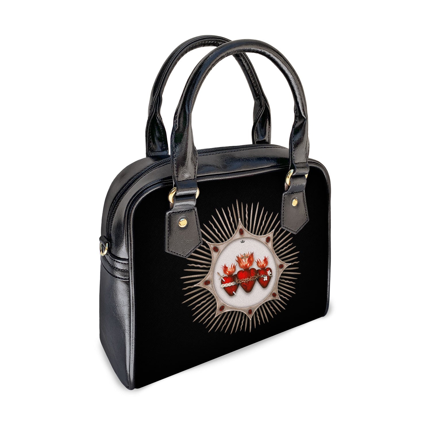 Holy Family Hearts Handbag (Radiant Diadem) - Venxara
