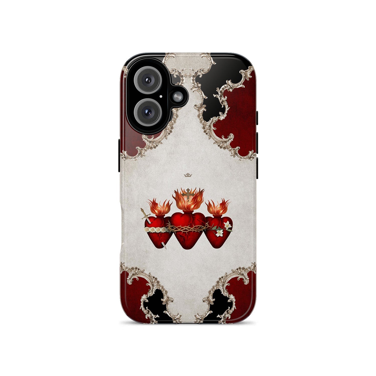 Holy Family Hearts Hard Phone Case (Baroque) - VENXARA®