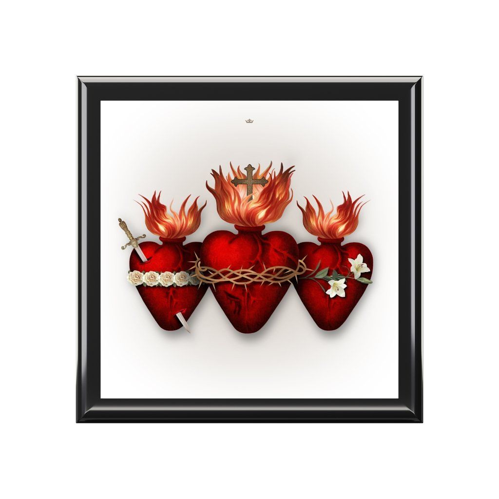 Holy Family Hearts II Keepsake Box - VENXARA®