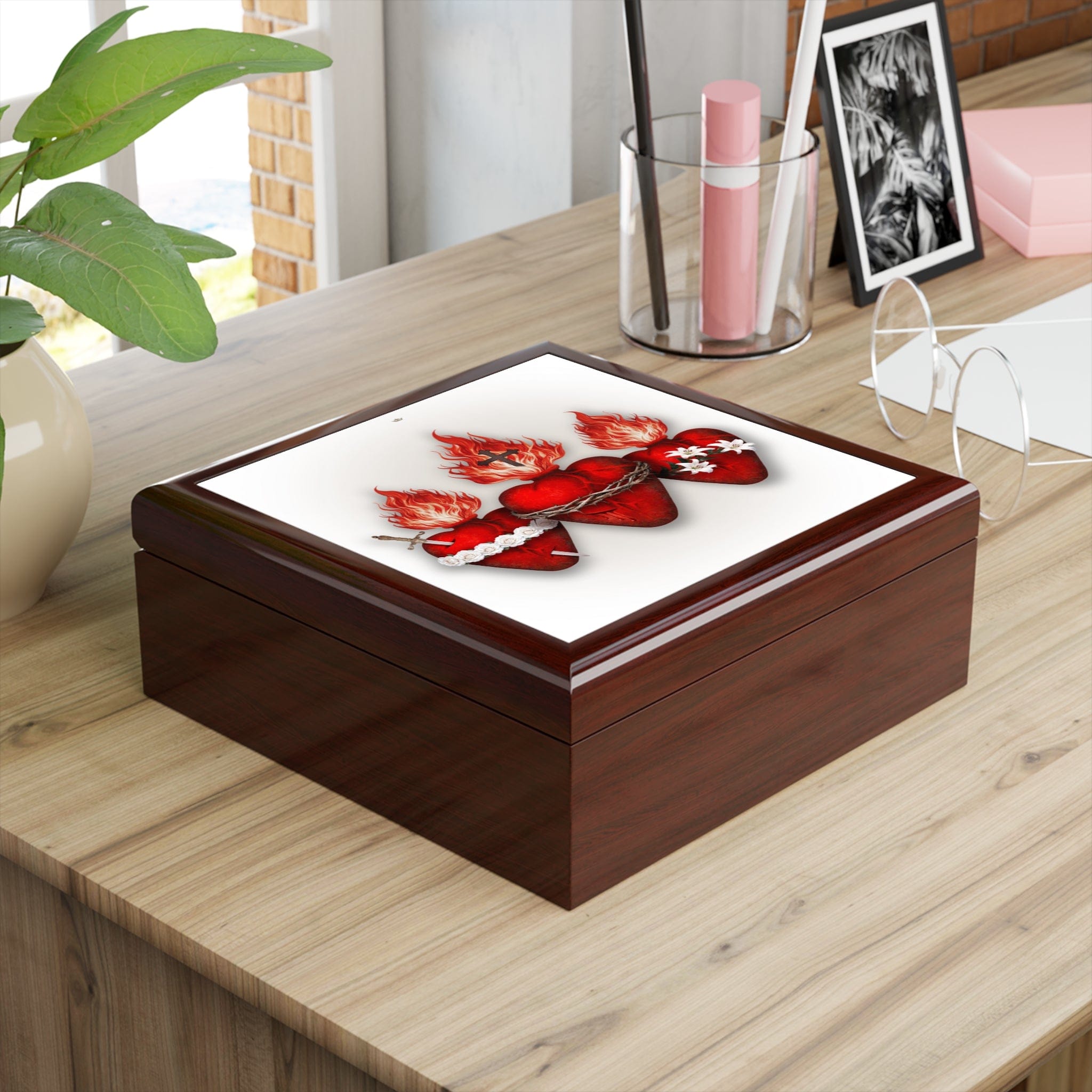 Holy Family Hearts Keepsake Box Copyright VENXARA
