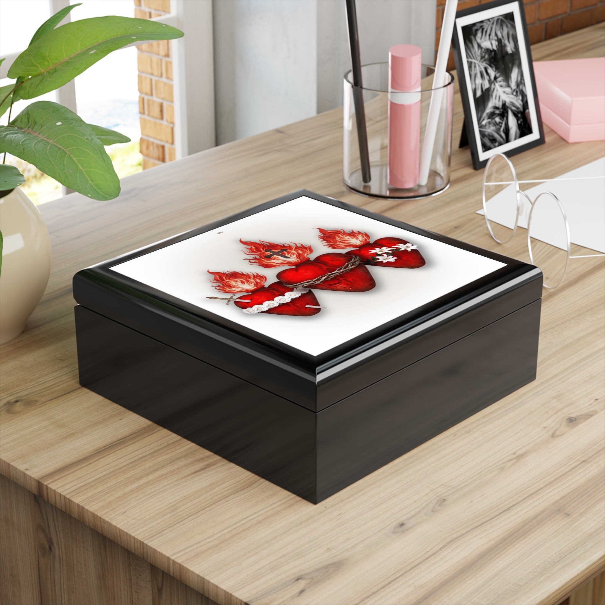Holy Family Hearts Keepsake Box Copyright VENXARA