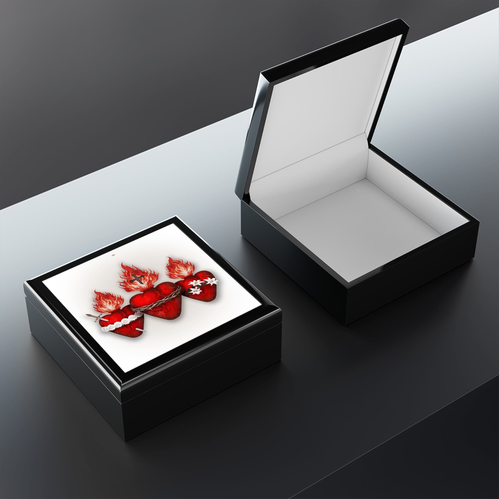 Holy Family Hearts Keepsake Box Copyright VENXARA