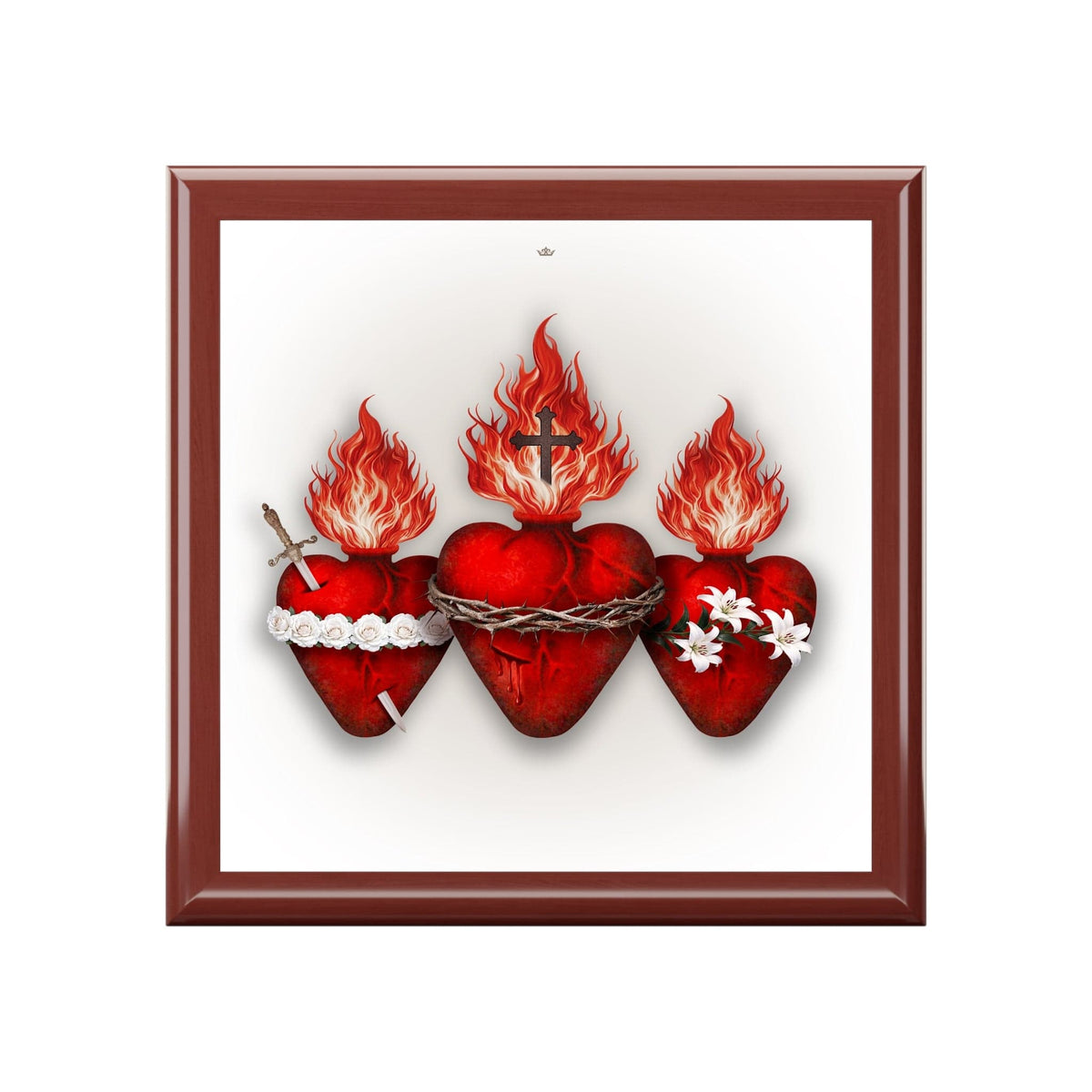 Holy Family Hearts Keepsake Box Copyright VENXARA