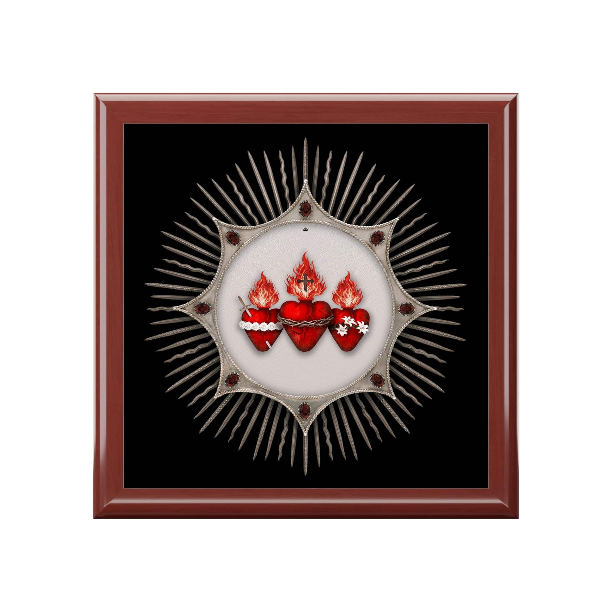 Holy Family Hearts Keepsake Box (Radiant Diadem) Copyright VENXARA