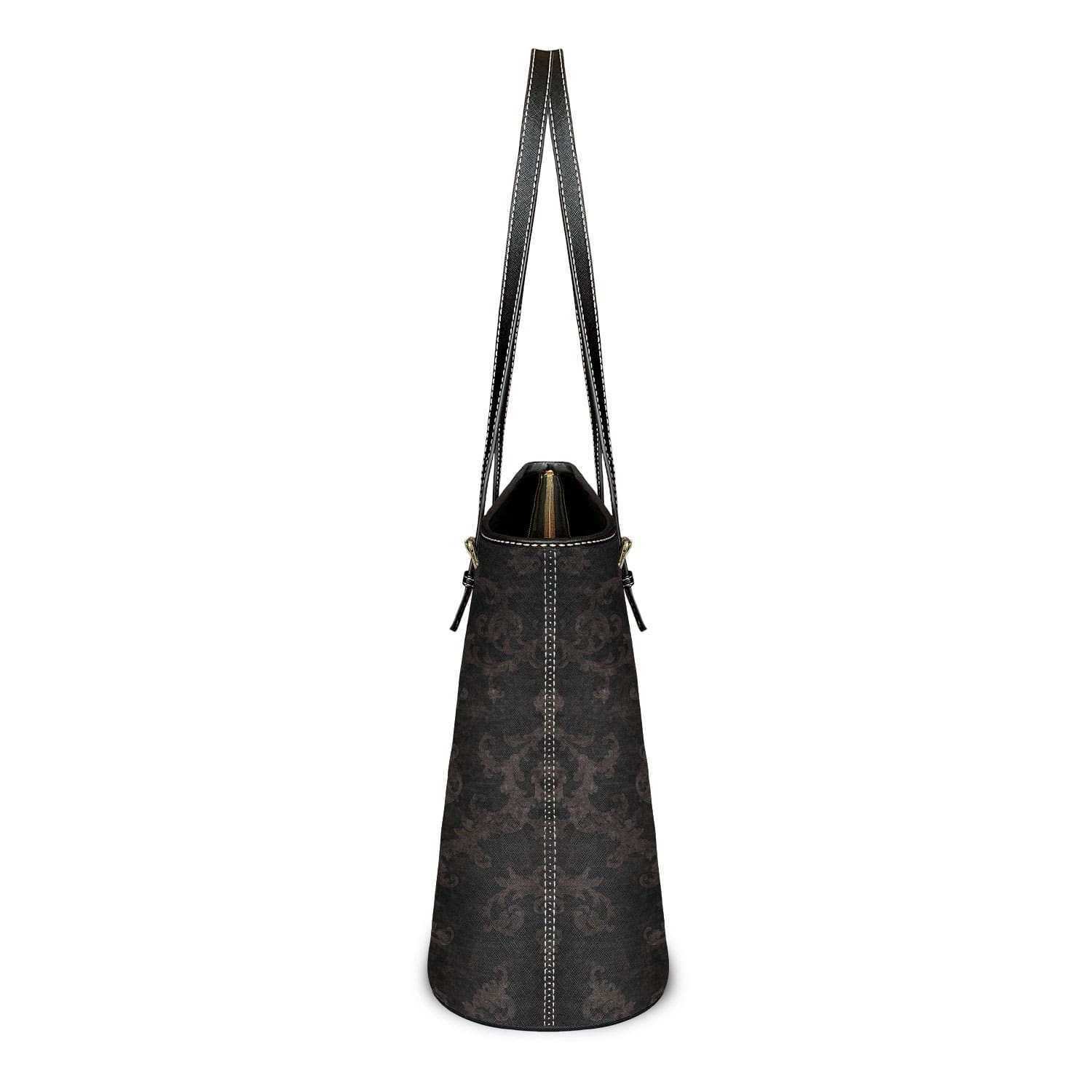 St. Kateri Tote Bag (Damask Umber) Copyright VENXARA