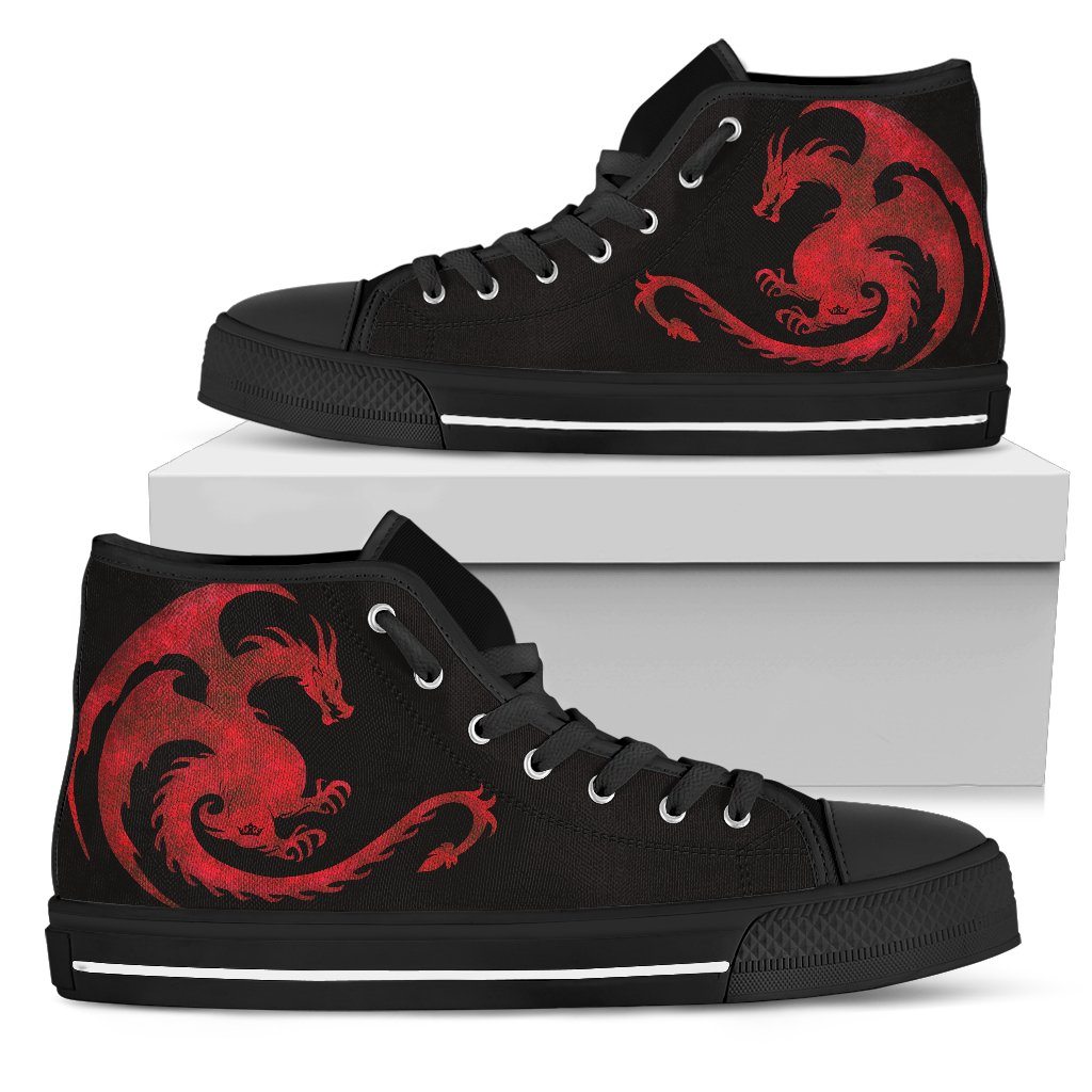 Legendary Dragon Men's Canvas High Top Shoes - VENXARA®