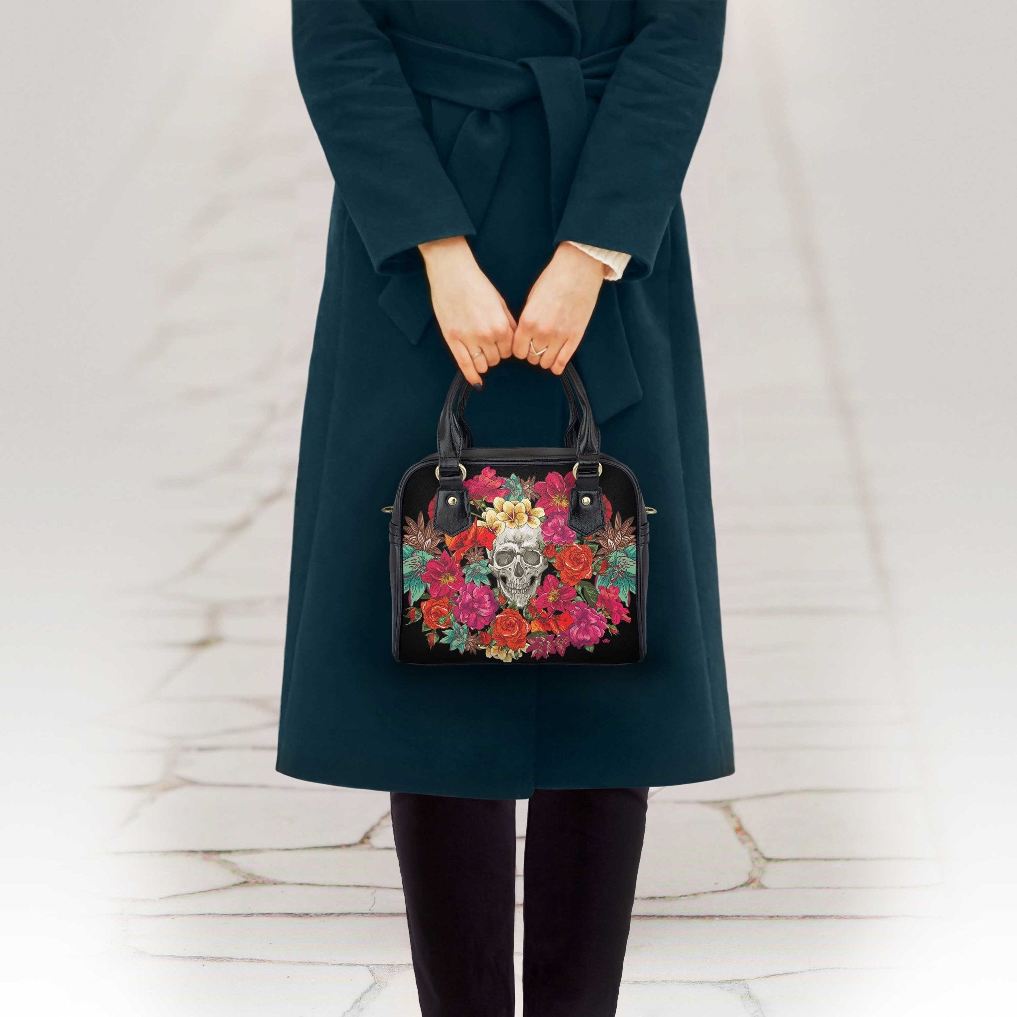 Memento Mori Floral Handbag - VENXARA®