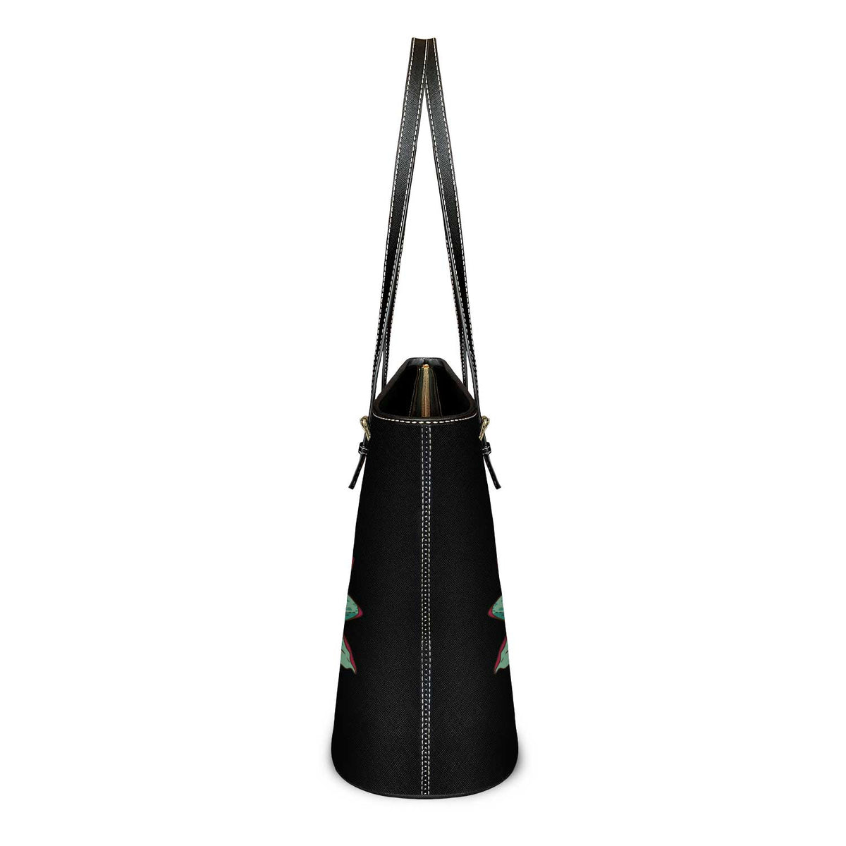 Memento Mori Floral Tote Bag (Black) Copyright VENXARA