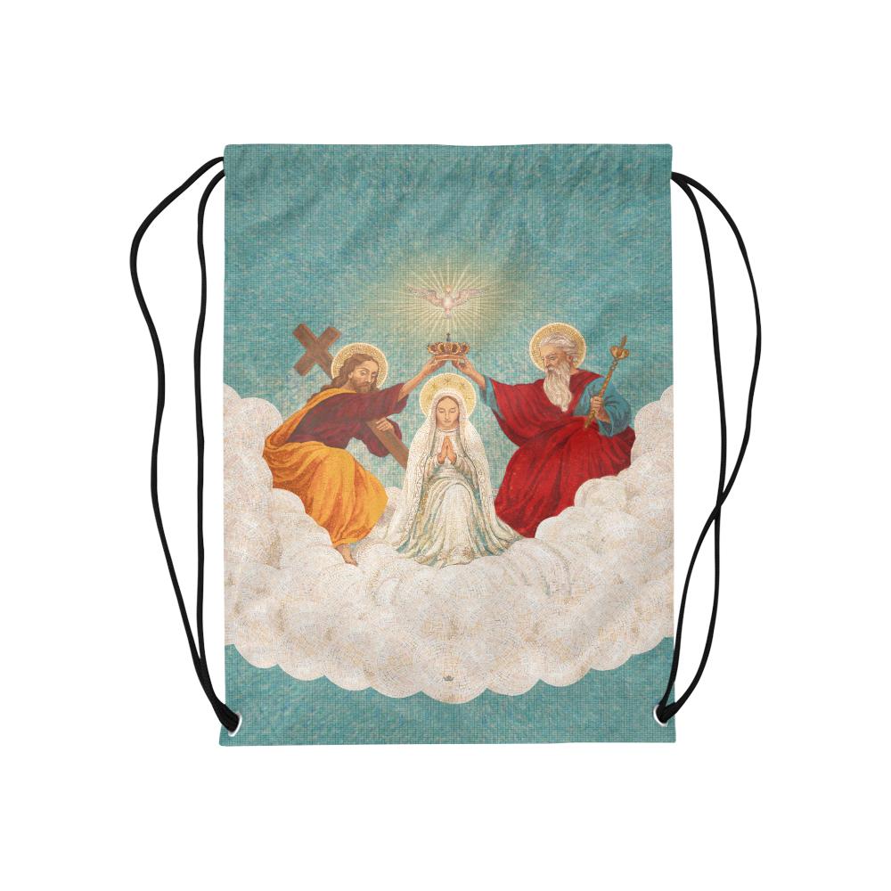Mosaic Coronation of Mary Drawstring Bag - VENXARA®