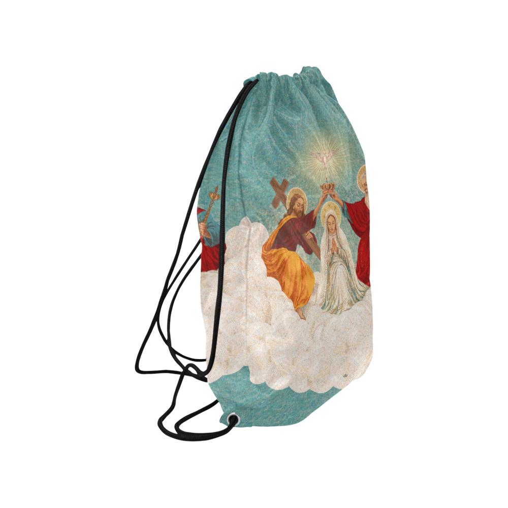 Mosaic Coronation of Mary Drawstring Bag - VENXARA®