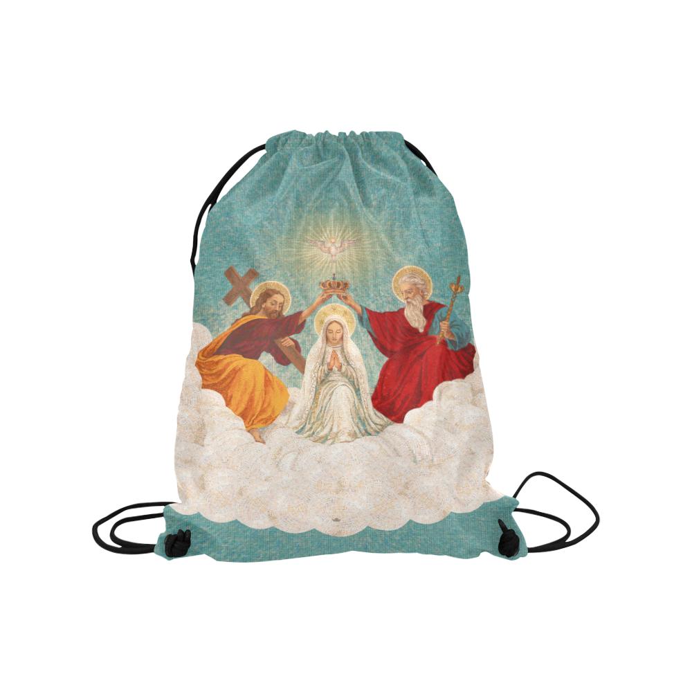 Mosaic Coronation of Mary Drawstring Bag - VENXARA®