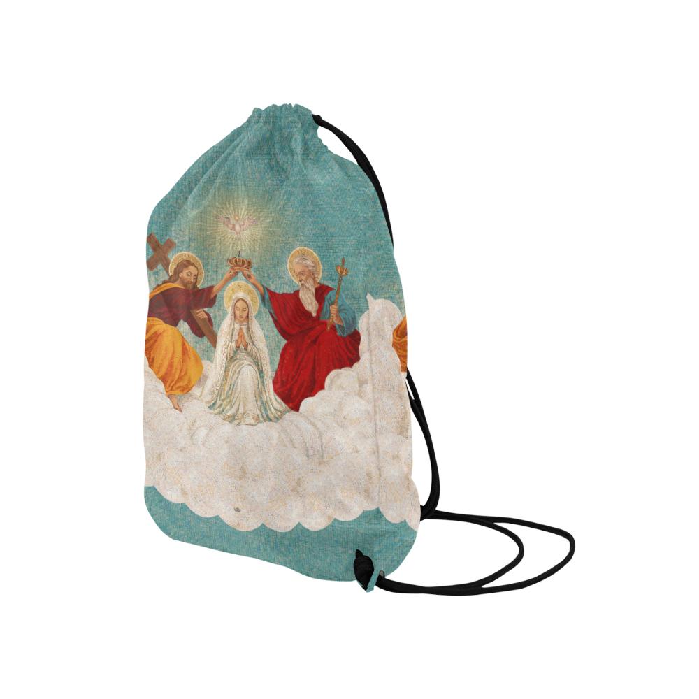 Mosaic Coronation of Mary Drawstring Bag - VENXARA®