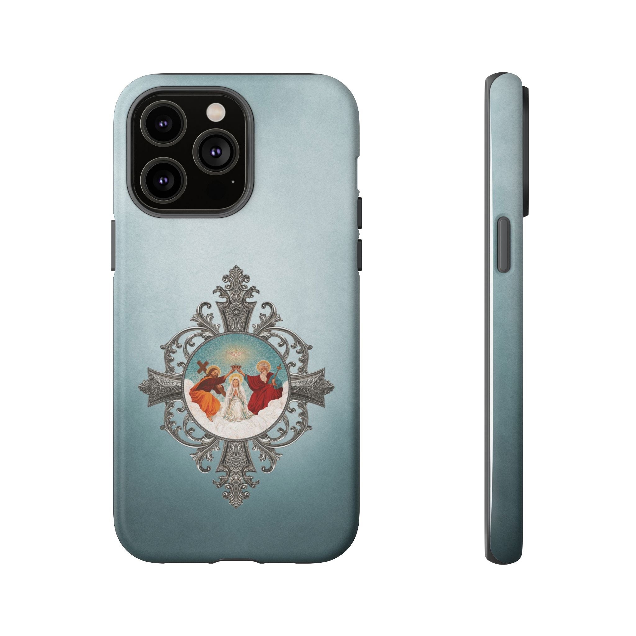 Mosaic Coronation of Mary Hard Phone Case - VENXARA®