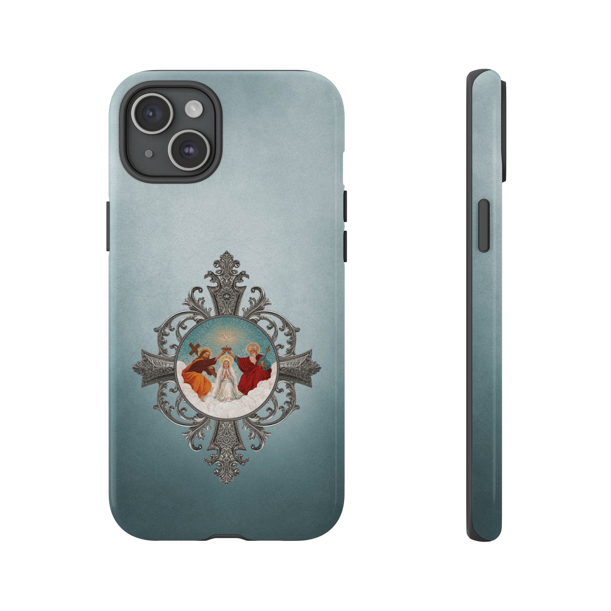 Mosaic Coronation of Mary Hard Phone Case - VENXARA®