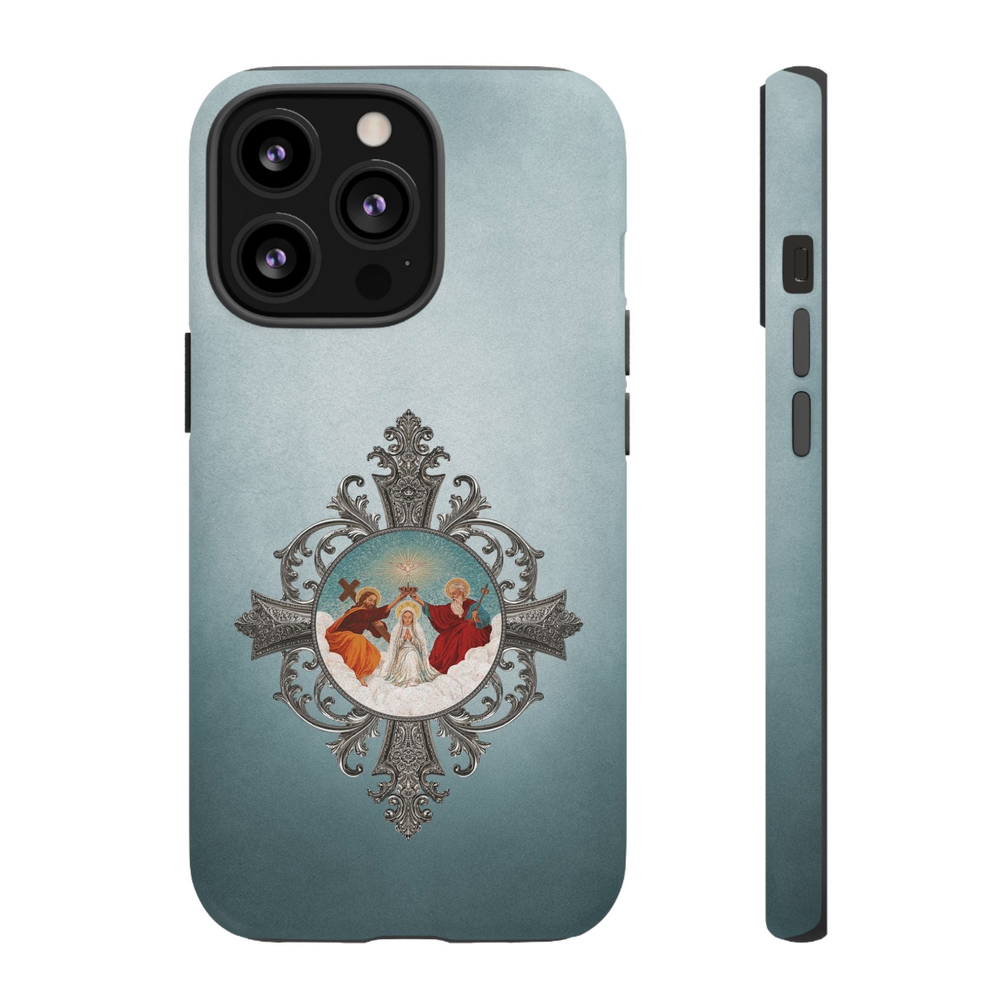 Mosaic Coronation of Mary Hard Phone Case - VENXARA®