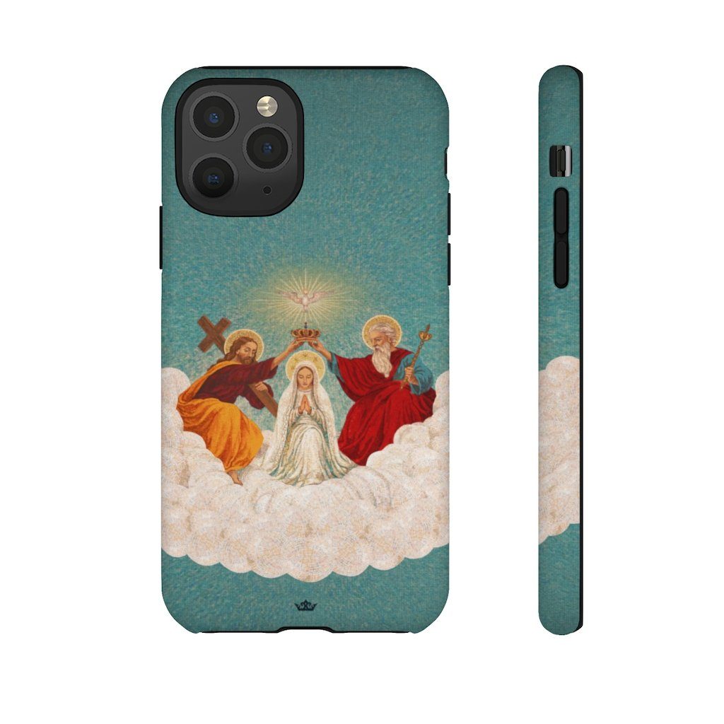 Mosaic Coronation of Mary Hard Phone Case - VENXARA®