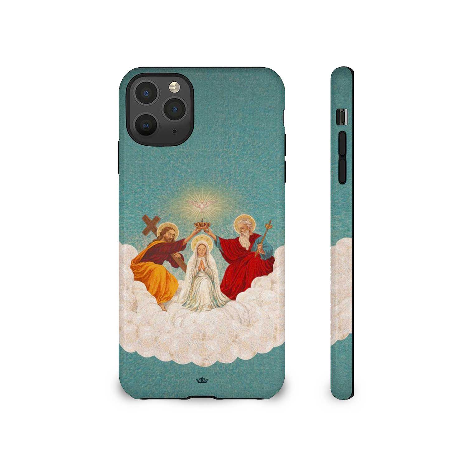 Mosaic Coronation of Mary Hard Phone Case - VENXARA®