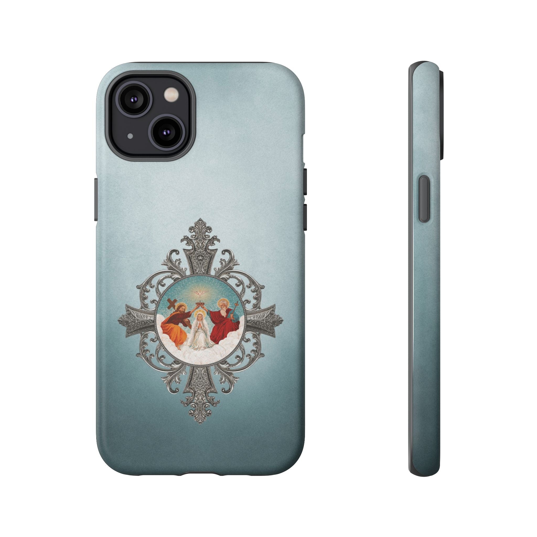 Mosaic Coronation of Mary Hard Phone Case - VENXARA®
