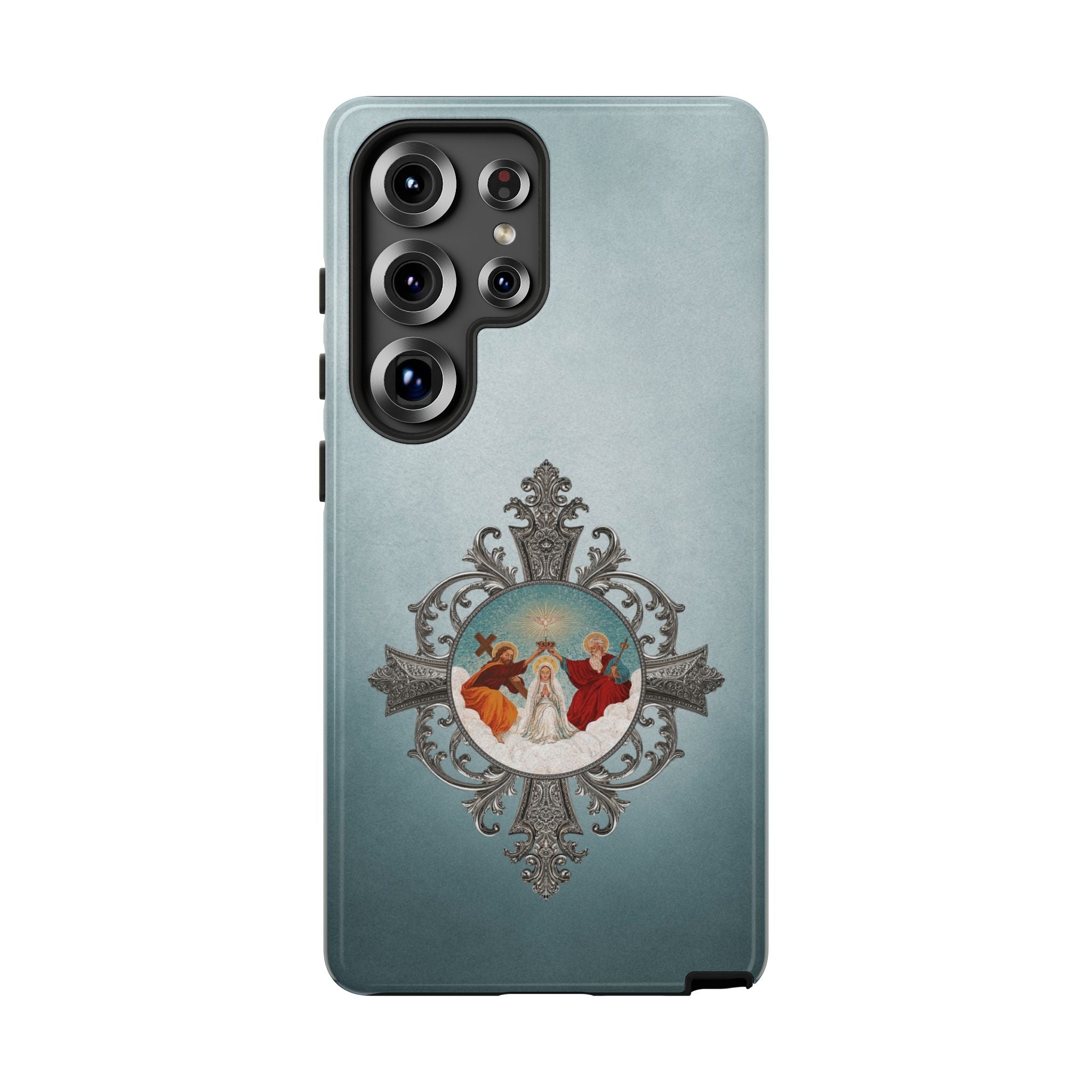 Mosaic Coronation of Mary Hard Phone Case - VENXARA®