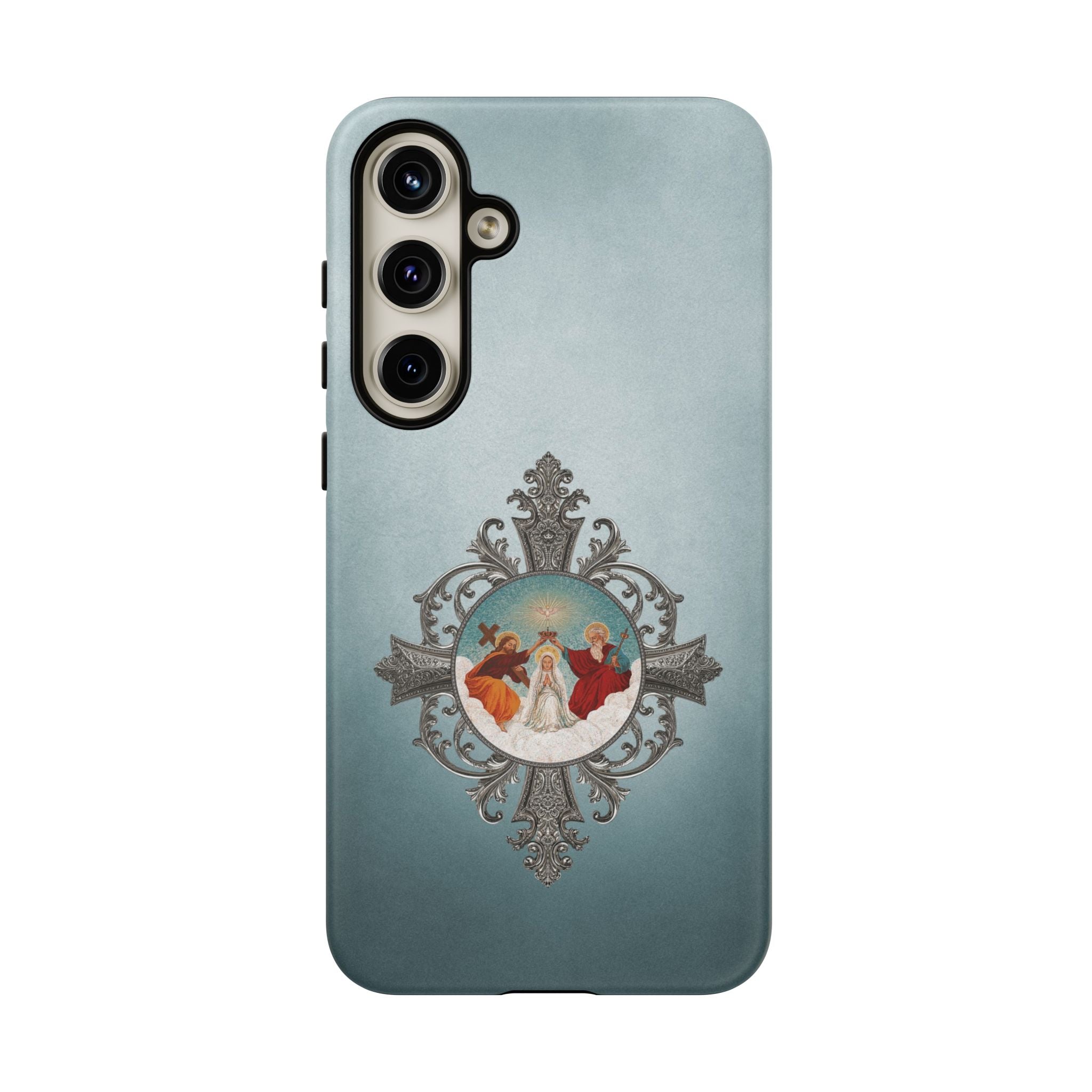 Mosaic Coronation of Mary Hard Phone Case - VENXARA®