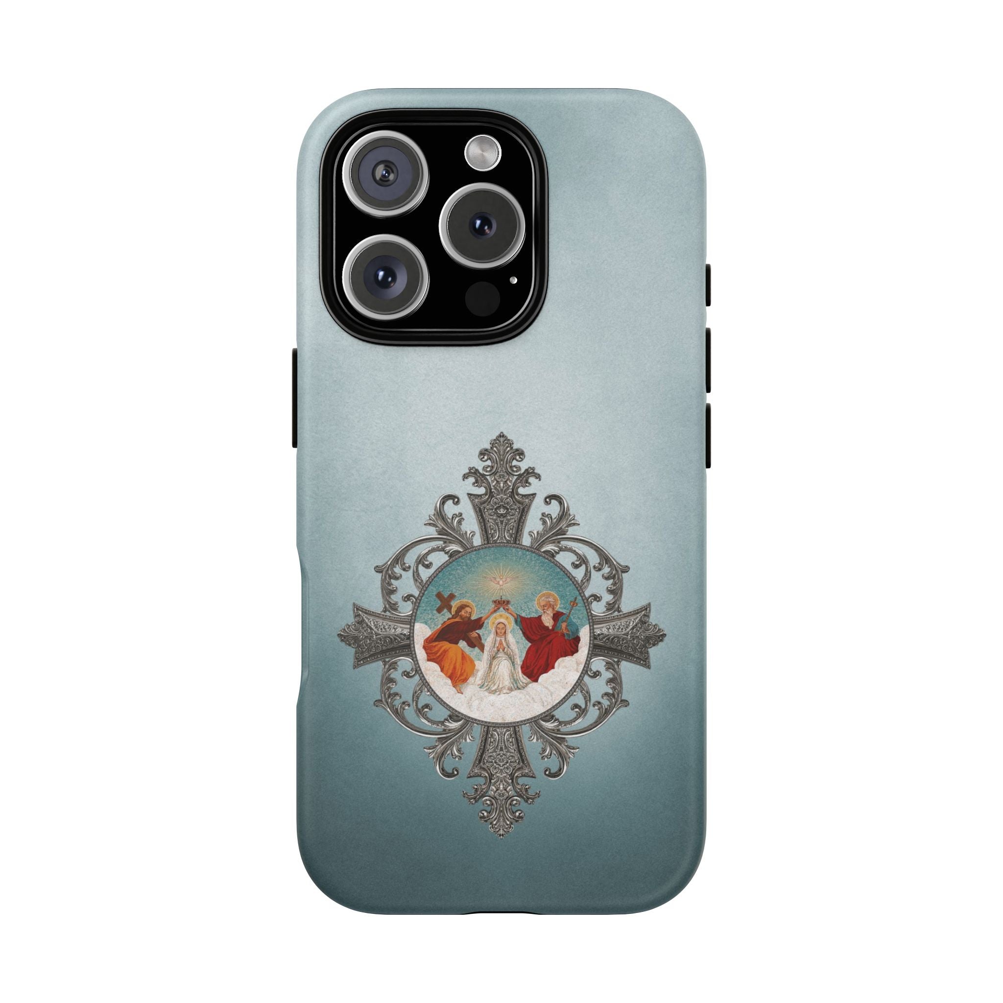 Mosaic Coronation of Mary Hard Phone Case - VENXARA®