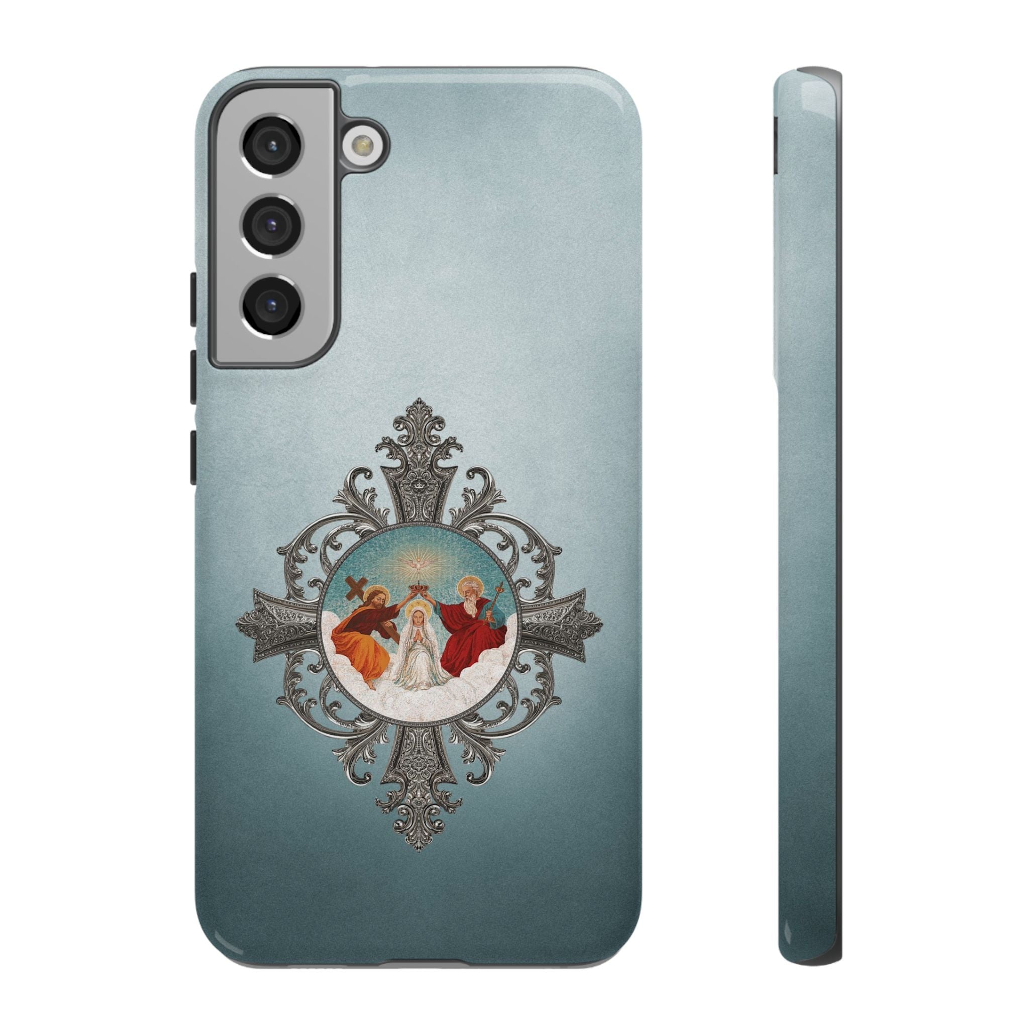 Mosaic Coronation of Mary Hard Phone Case - VENXARA®