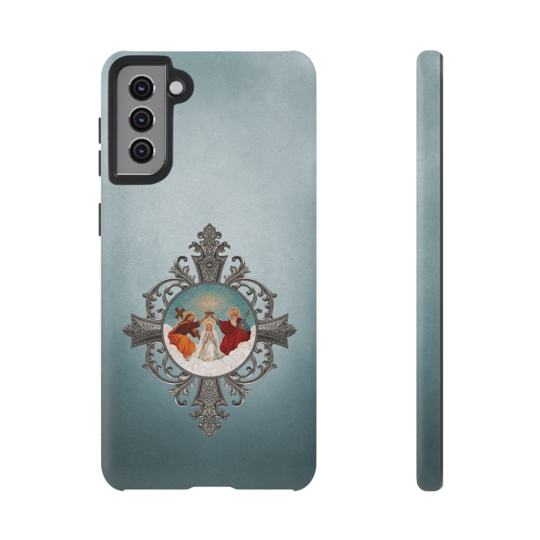 Mosaic Coronation of Mary Hard Phone Case - VENXARA®