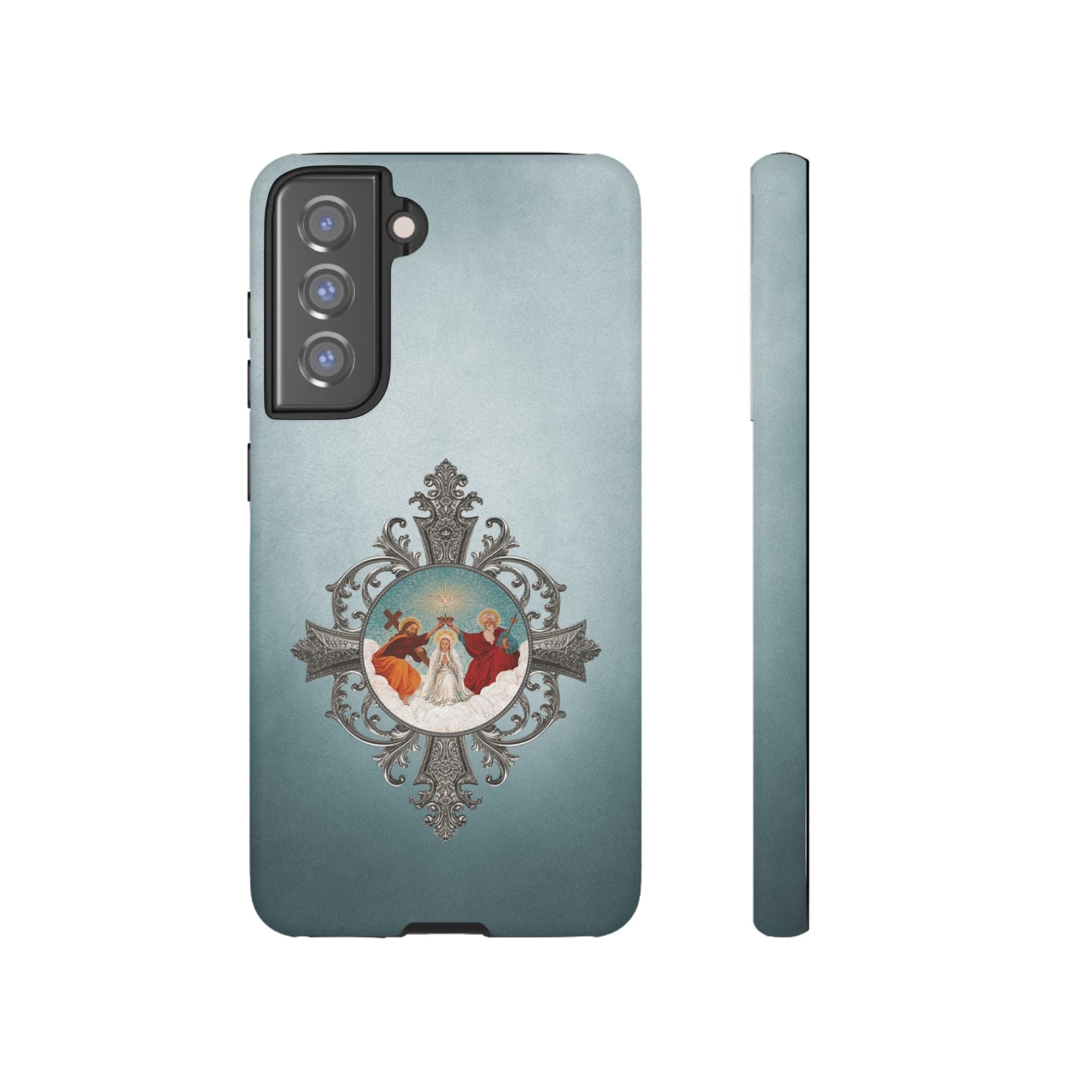 Mosaic Coronation of Mary Hard Phone Case - VENXARA®