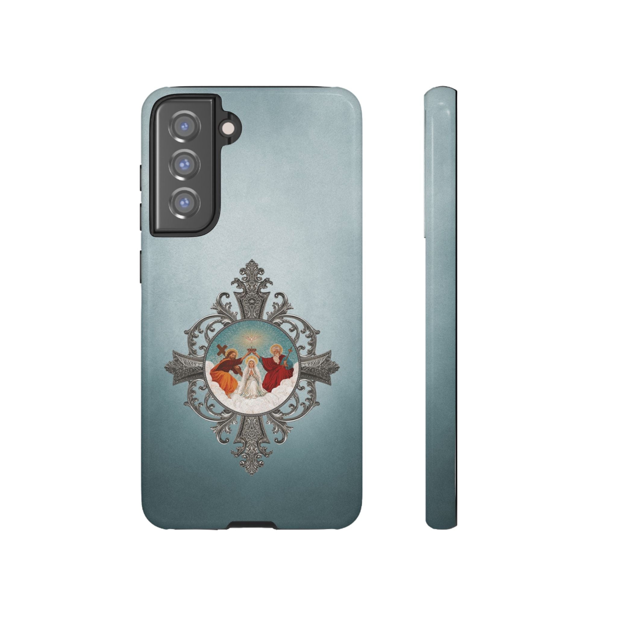 Mosaic Coronation of Mary Hard Phone Case - VENXARA®