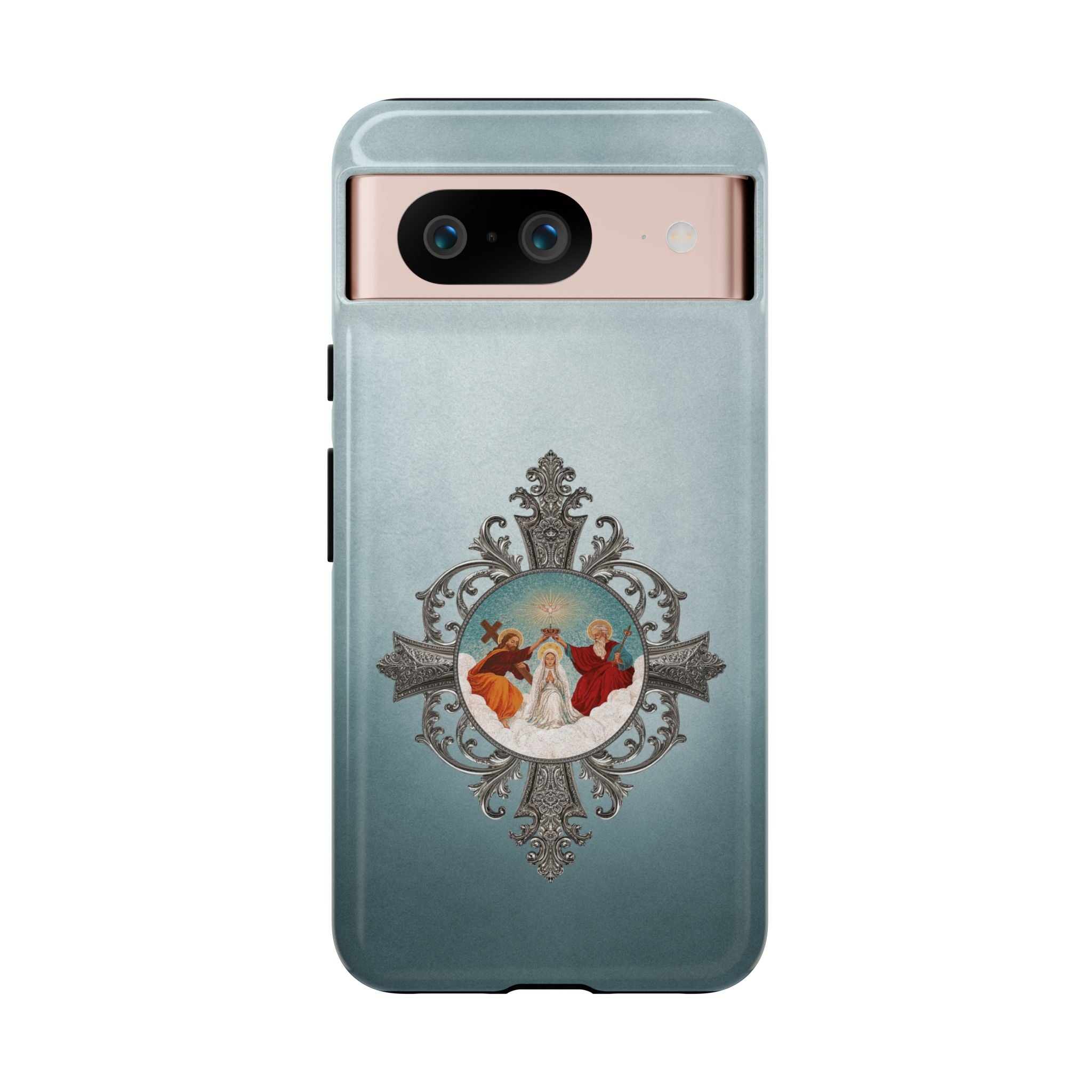 Mosaic Coronation of Mary Hard Phone Case - VENXARA®
