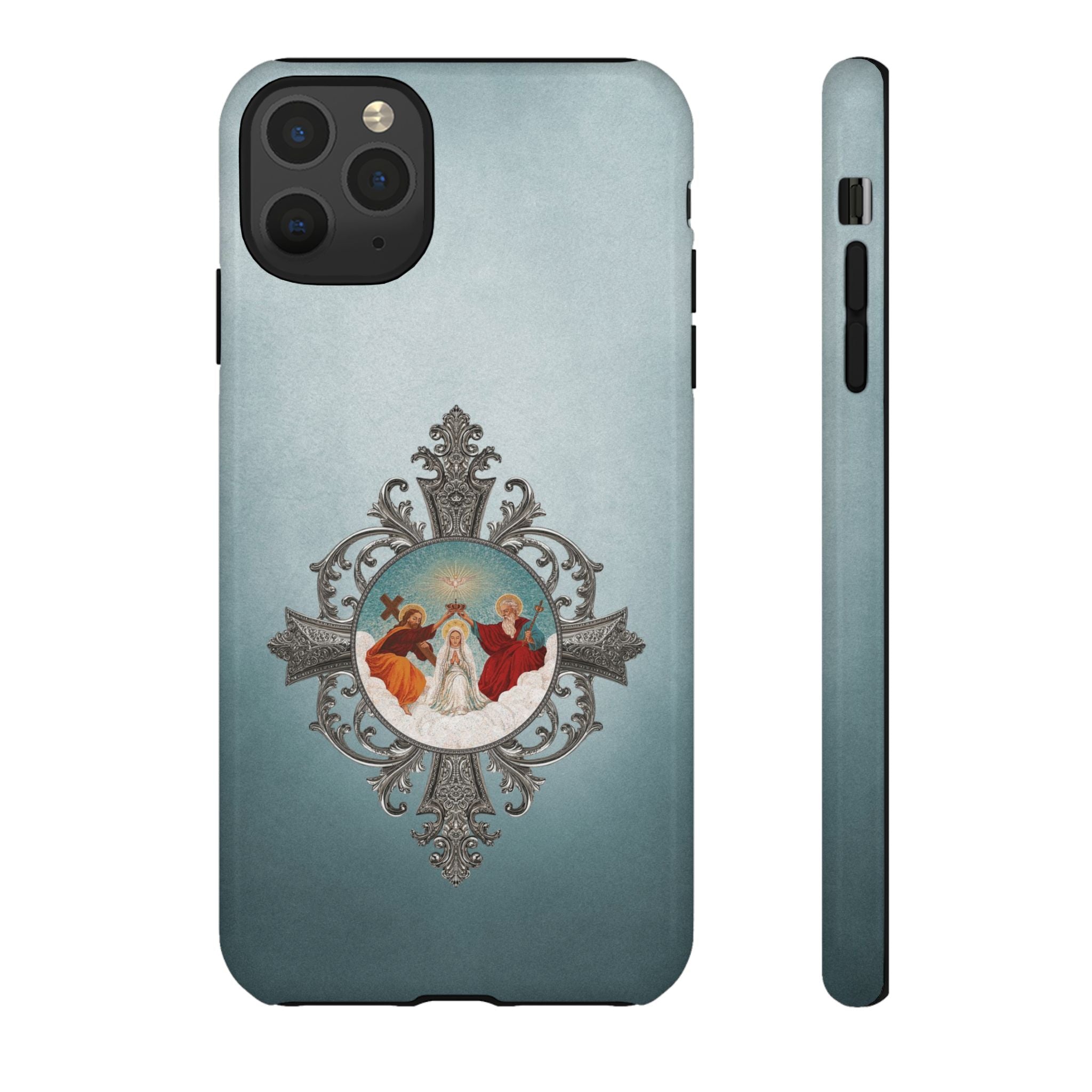 Mosaic Coronation of Mary Hard Phone Case - VENXARA®