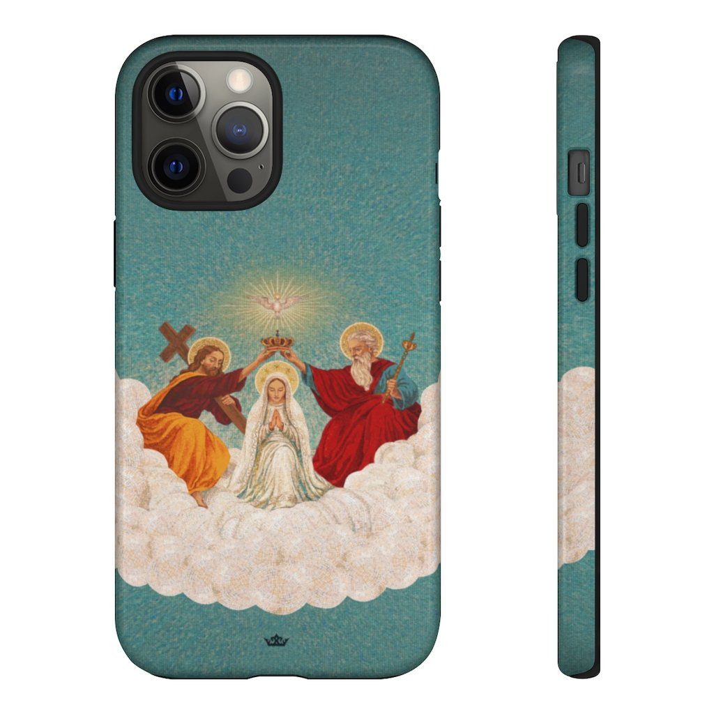 Mosaic Coronation of Mary Hard Phone Case - VENXARA®