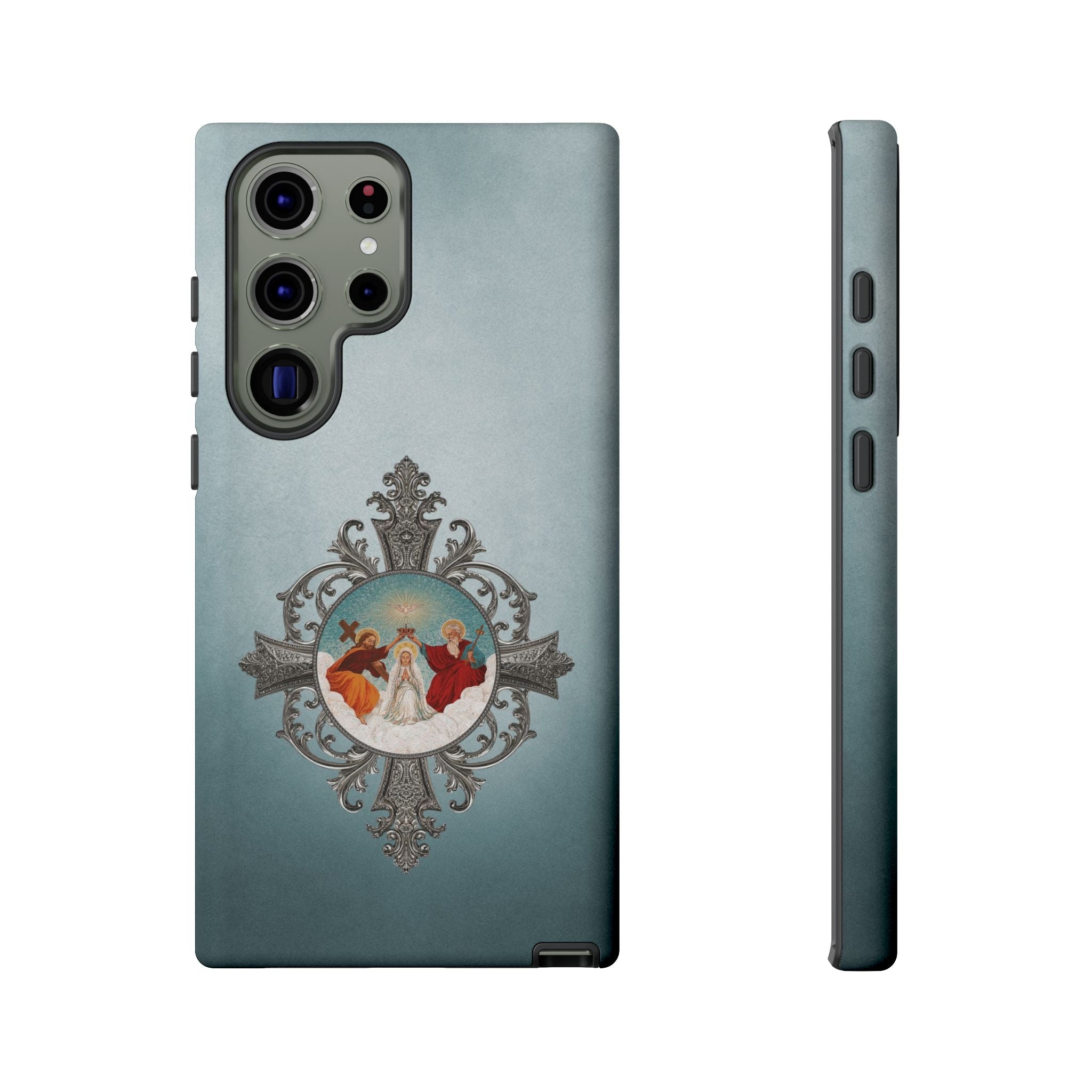 Mosaic Coronation of Mary Hard Phone Case - VENXARA®